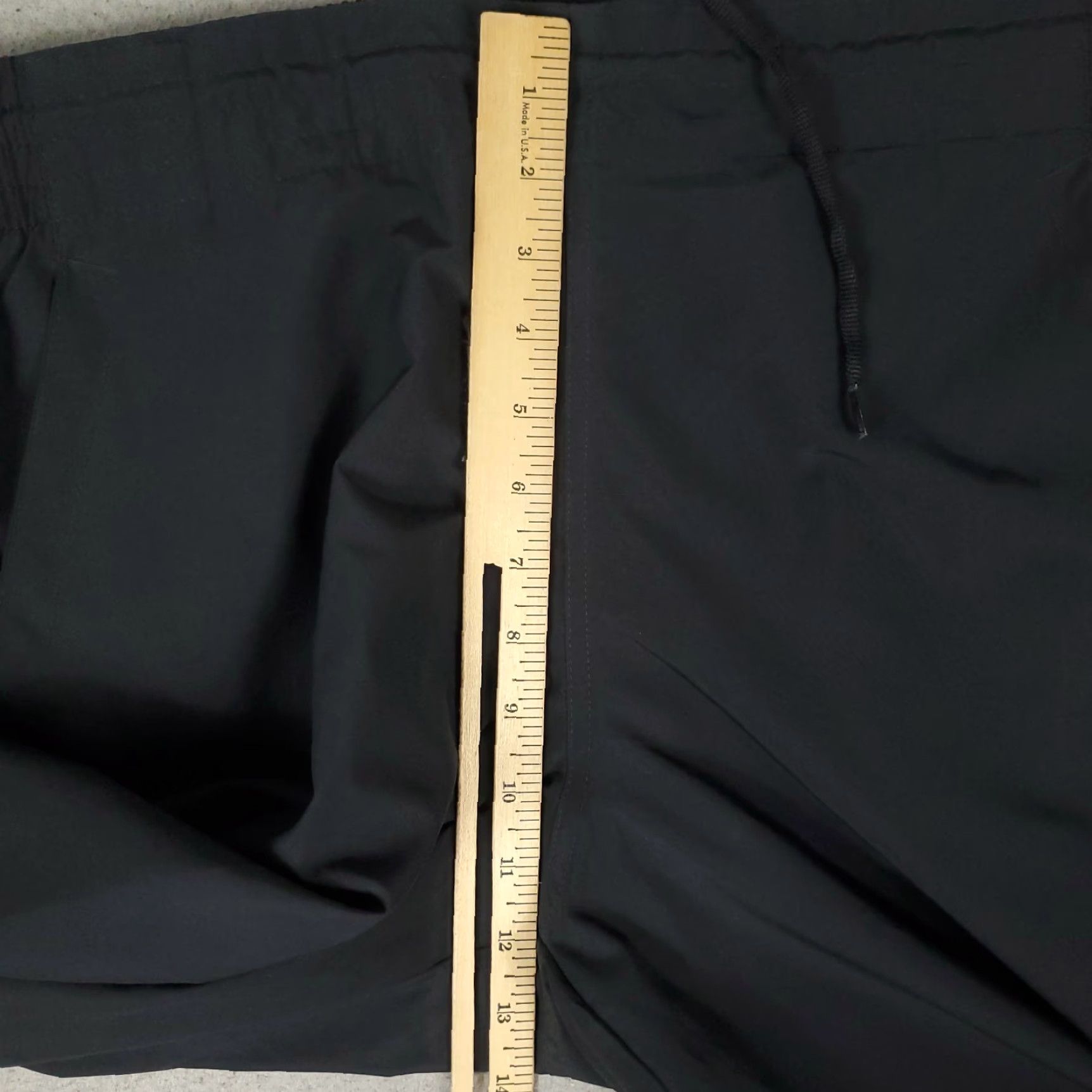 Nike Nike Pants Mens Large Black Baggy Ankle Zip Track Sweatpants Windbreaker Size US 33 - 4 Thumbnail