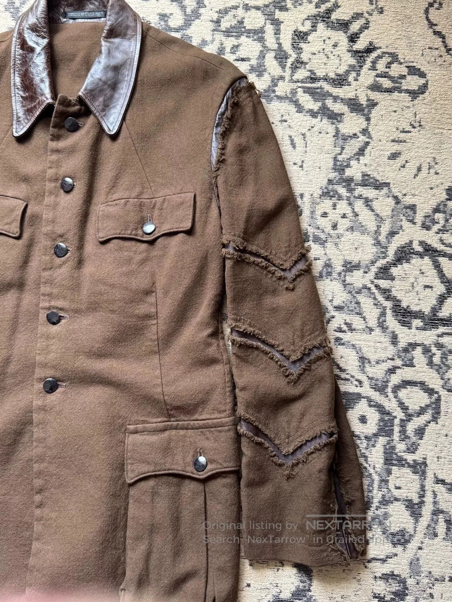 Yohji Yamamoto Yohji Yamamoto 03AW Patchwork Safari Jacket. Size US M / EU 48-50 / 2 - 3 Thumbnail