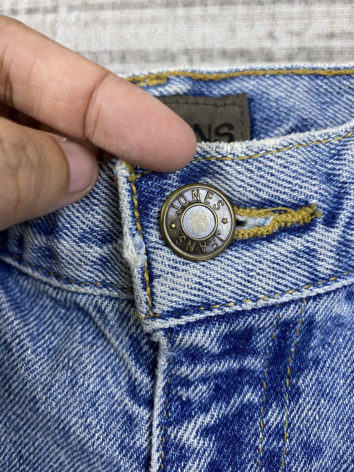 If Six Was Nine × Jones New York × Vintage Vintage Jones Jeans Ripped Style Denim Pants Size US 28 / EU 44 - 12 Thumbnail