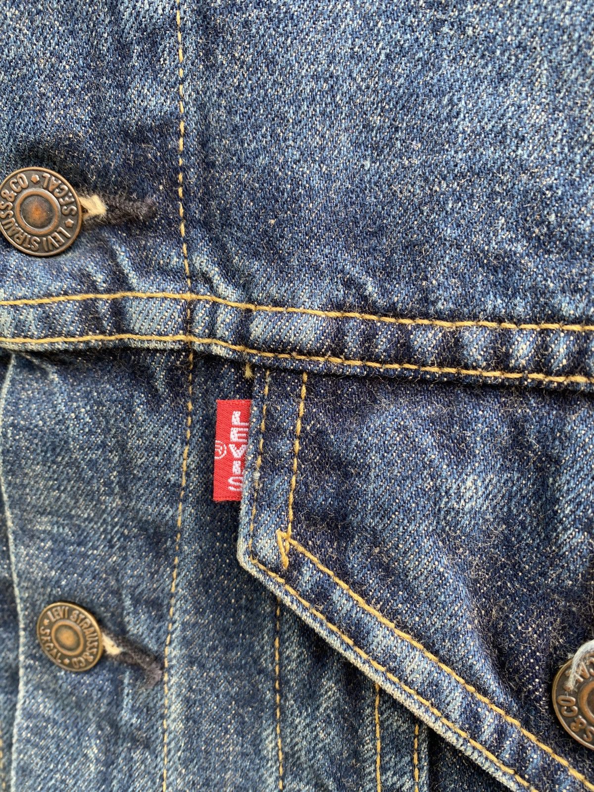 Levi's × Levi's Vintage Clothing × Vintage Size 38 vintage levi's 71557 big E trucker denime jacket Size US M / EU 48-50 / 2 - 3 Thumbnail
