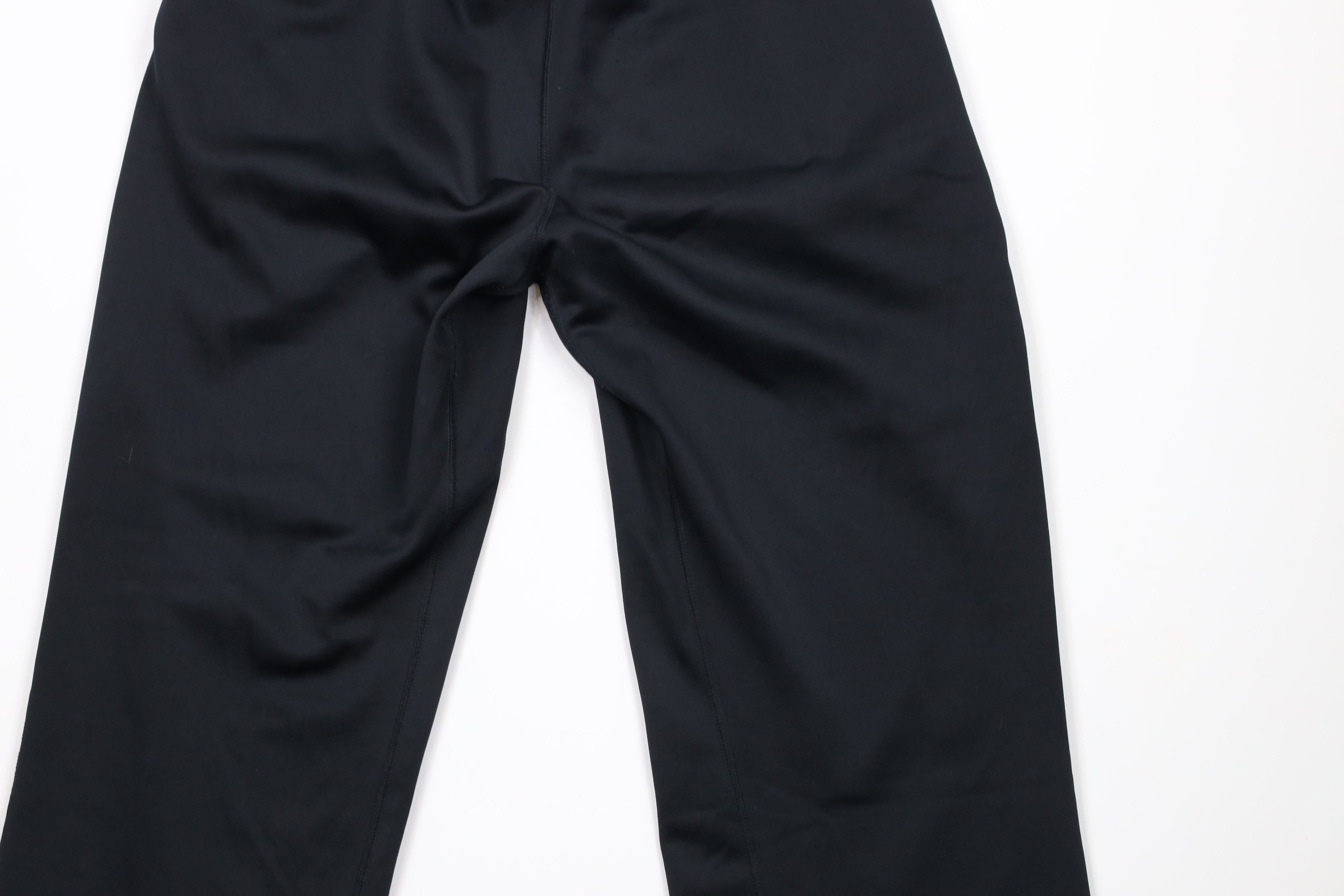 Nike × Vintage Vintage Nike Scott Mini Swoosh Wide Leg Sweatpants Black Size US 34 / EU 50 - 12 Thumbnail