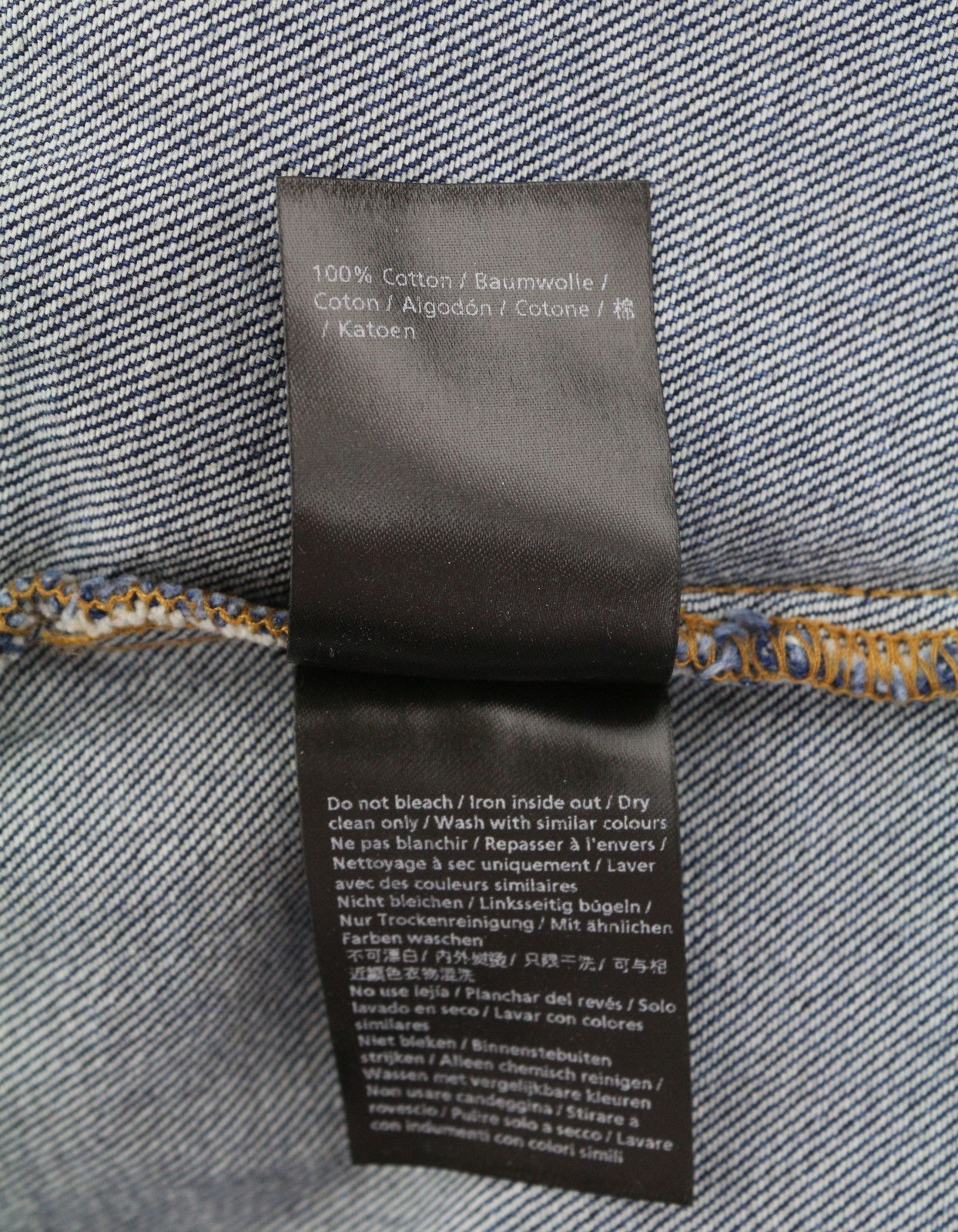 DENHAM CENTURY TRUCKER M Denim Blue Washed Oversized Jacket 85715 Size M / US 6-8 / IT 42-44 - 8 Thumbnail