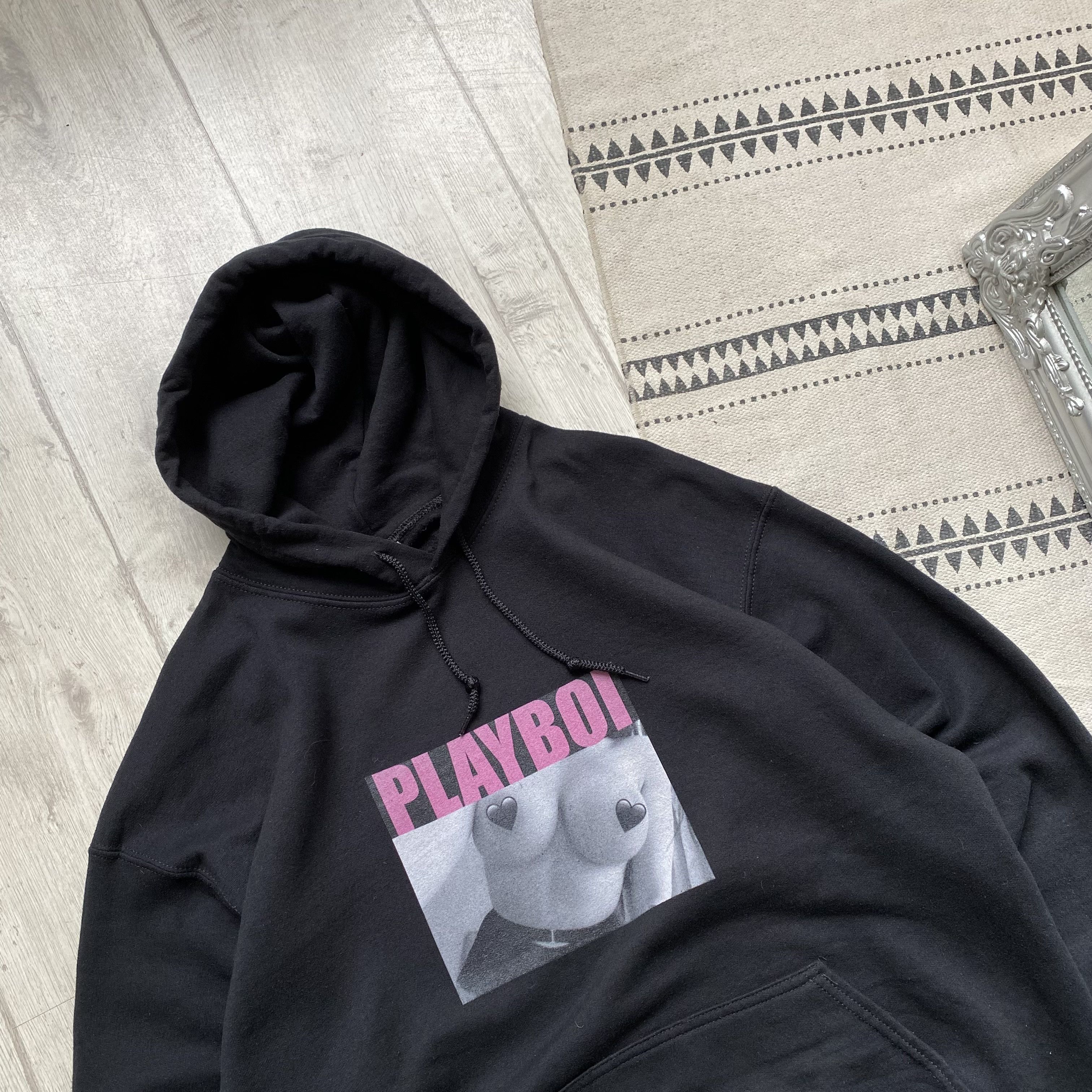 Sex Skateboards 🔞 Y2K Playboy Hoodie Tits center logo skateboard Sex girl Size US L / EU 52-54 / 3 - 2 Thumbnail