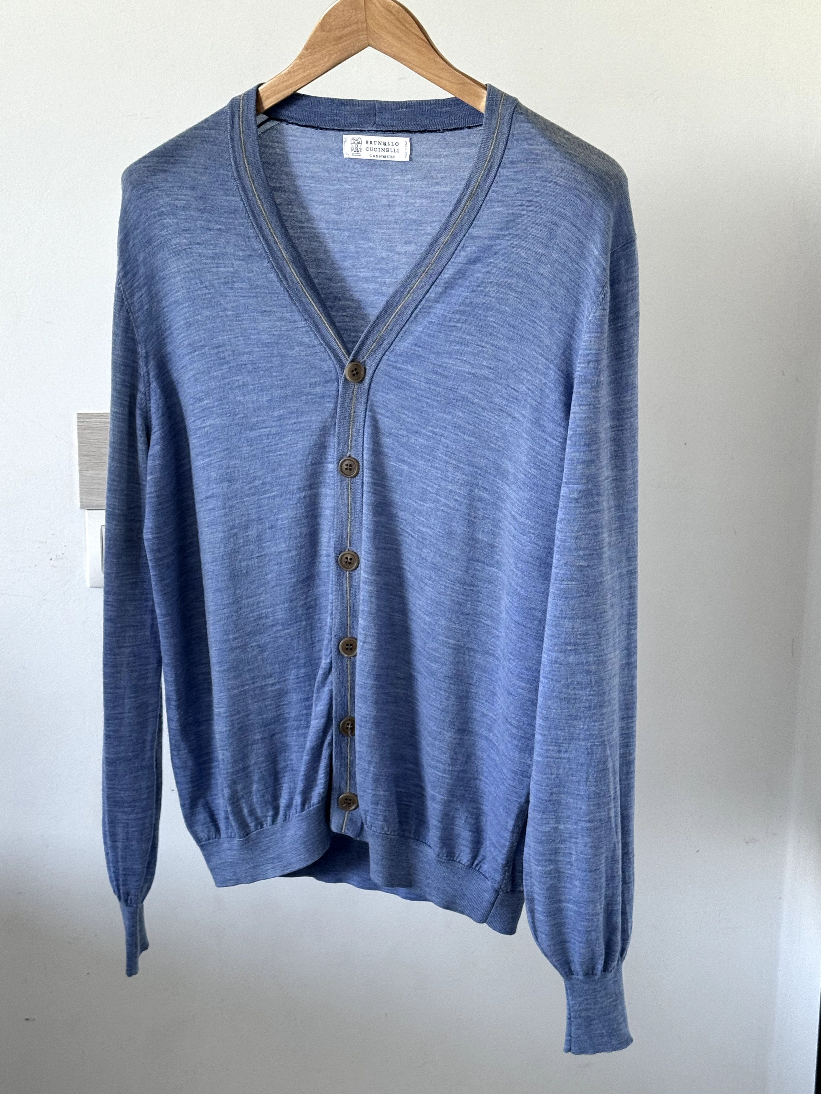 Brunello Cucinelli Brunello Cucinelli cashmere cardigan Size US L / EU 52-54 / 3 - 1 Thumbnail