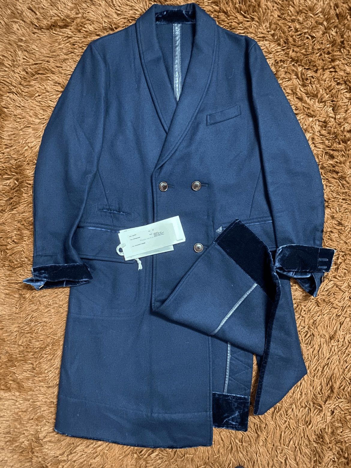 Takahiromiyashita The Soloist. Sz 44 Takahiromiyashita the Soloist 14AW Velvet Joint Coat- Size US S / EU 44-46 / 1 - 3 Thumbnail
