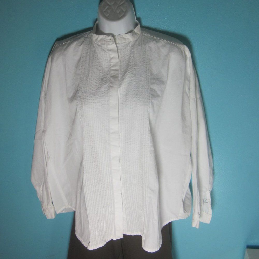 Gordon Rush But Gordon Stuart S Oversized Size S Vintage Cotton Button Up Blouse Pintucks Size S / US 4 / IT 40 - 9 Thumbnail
