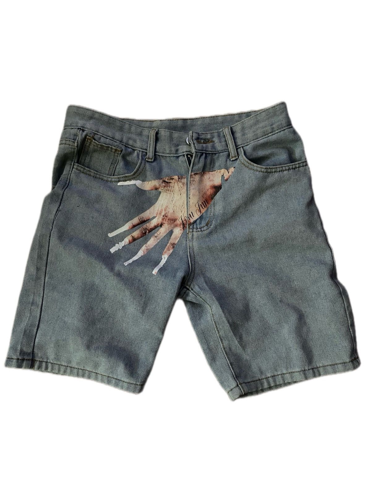 Other Graphic Denim shorts Size US 31 - 1 Thumbnail
