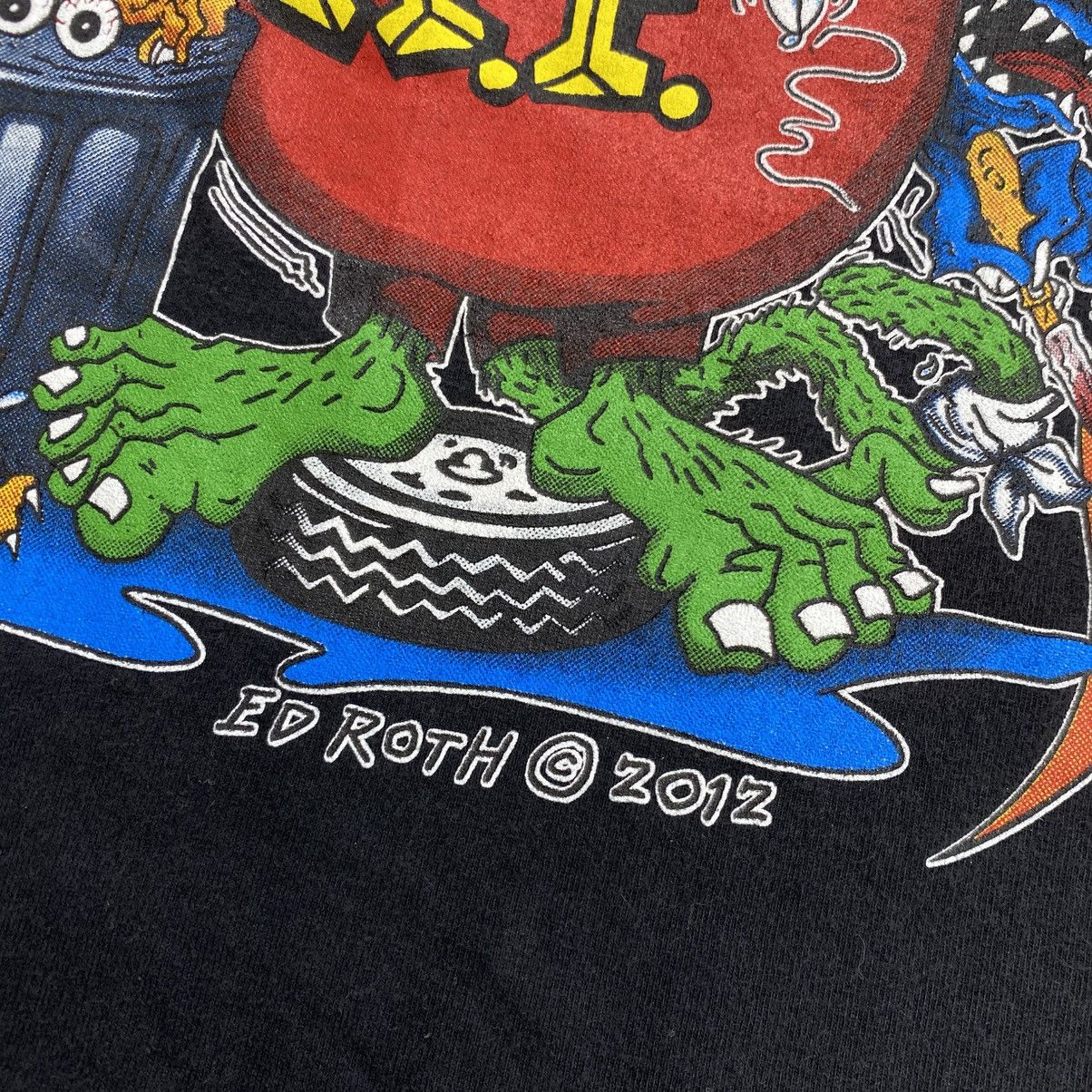 Japanese Brand 2012 Rat Fink Hot Rod Reunion Manti Utah Graphic Tee Size US S / EU 44-46 / 1 - 7 Thumbnail