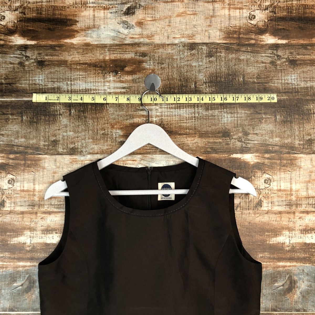 Hiroko Koshino Homme Hiroko Bros hiroko koshino Dark Brown Vest #A1614 Size M / US 6-8 / IT 42-44 - 4 Thumbnail