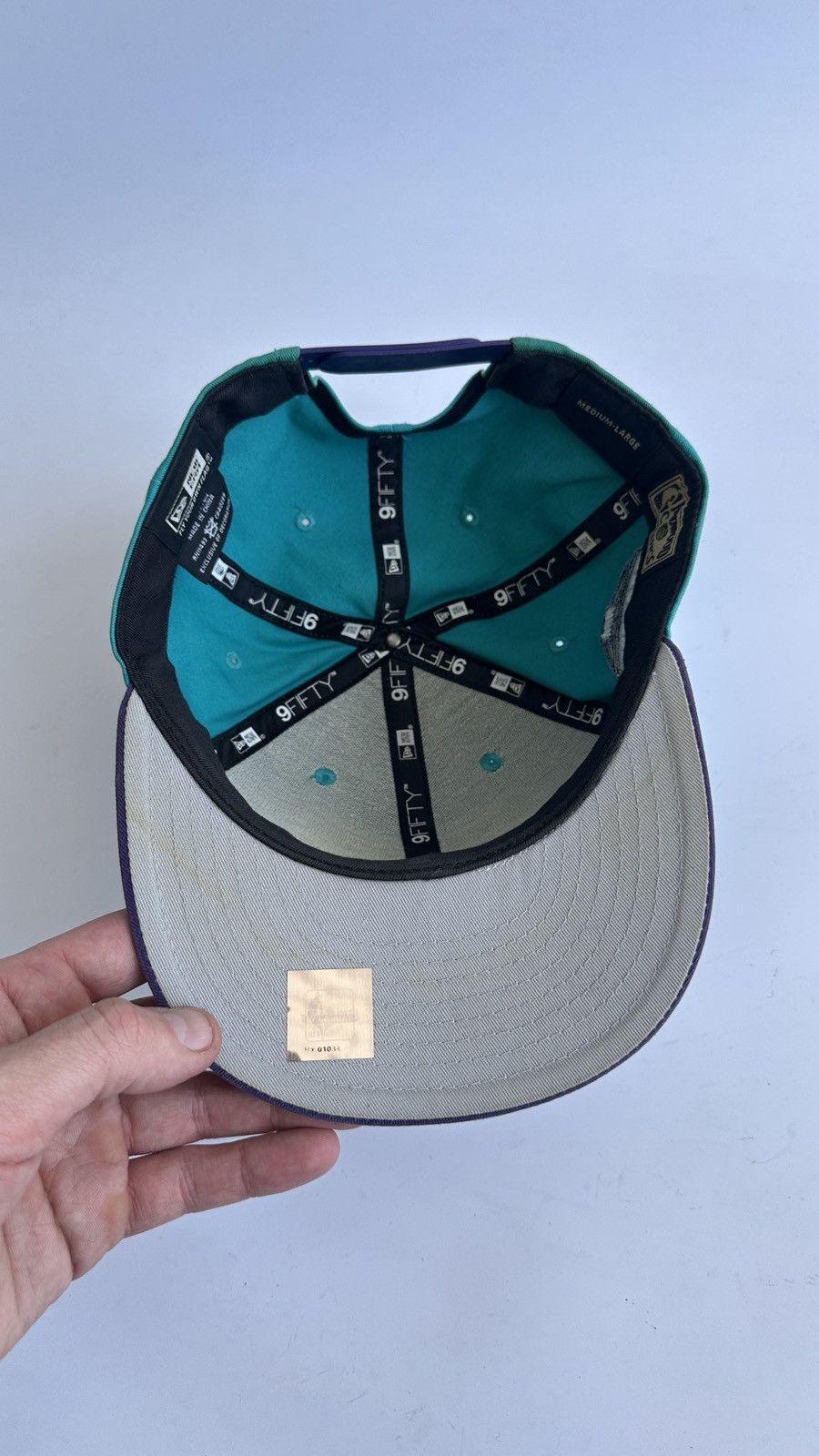 New Era ⁠New Era 9FIFTY Charlotte Hornets Snapback Hat NBA Cap M/L⁠ Size ONE SIZE - 9 Thumbnail