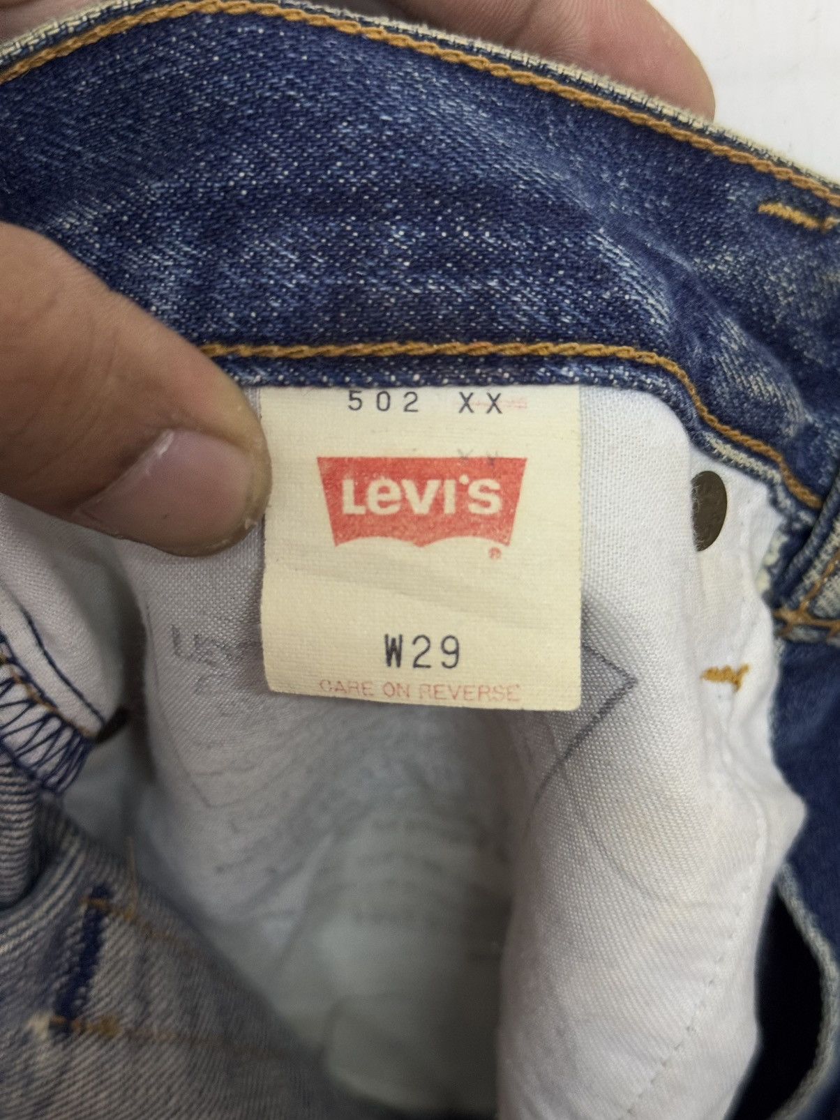 Levi's Vintage Levis 502 Japan Denim Distress Size US 30 / EU 46 - 13 Thumbnail