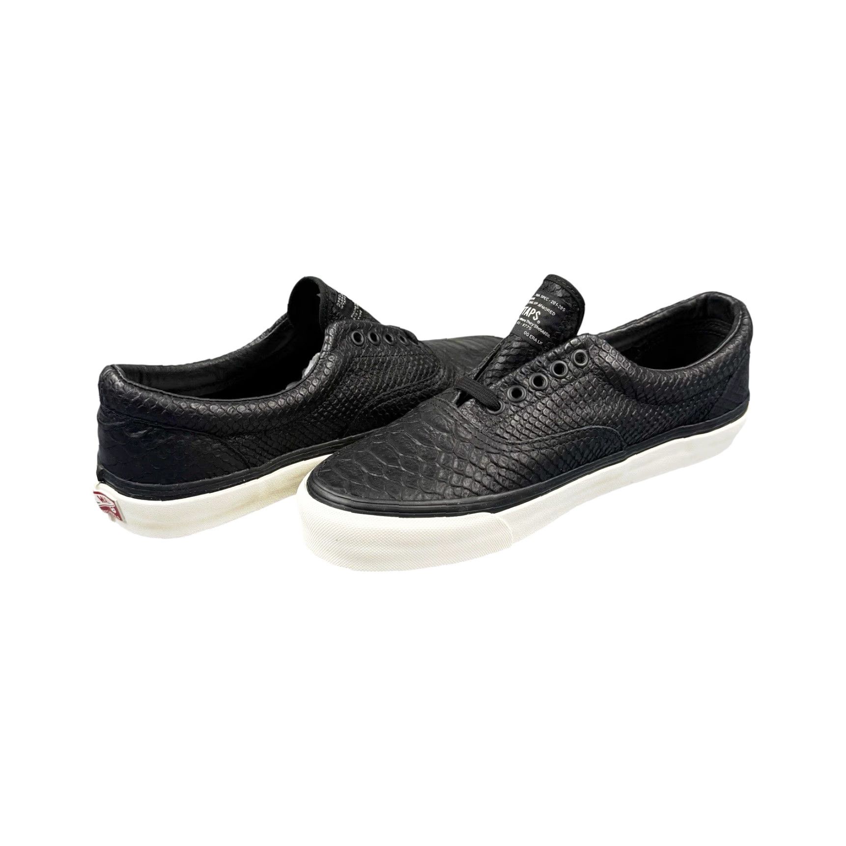 Vans VINTAGE Vans W Tap Era LX Anaconda Snakeskin Mens Size 10 New In Box Sneaker Black Snakeskin 2015 Mens Vans W Tap Era LX Anaconda Snakeskin Shoes Size US 10 / EU 43 - 5 Thumbnail