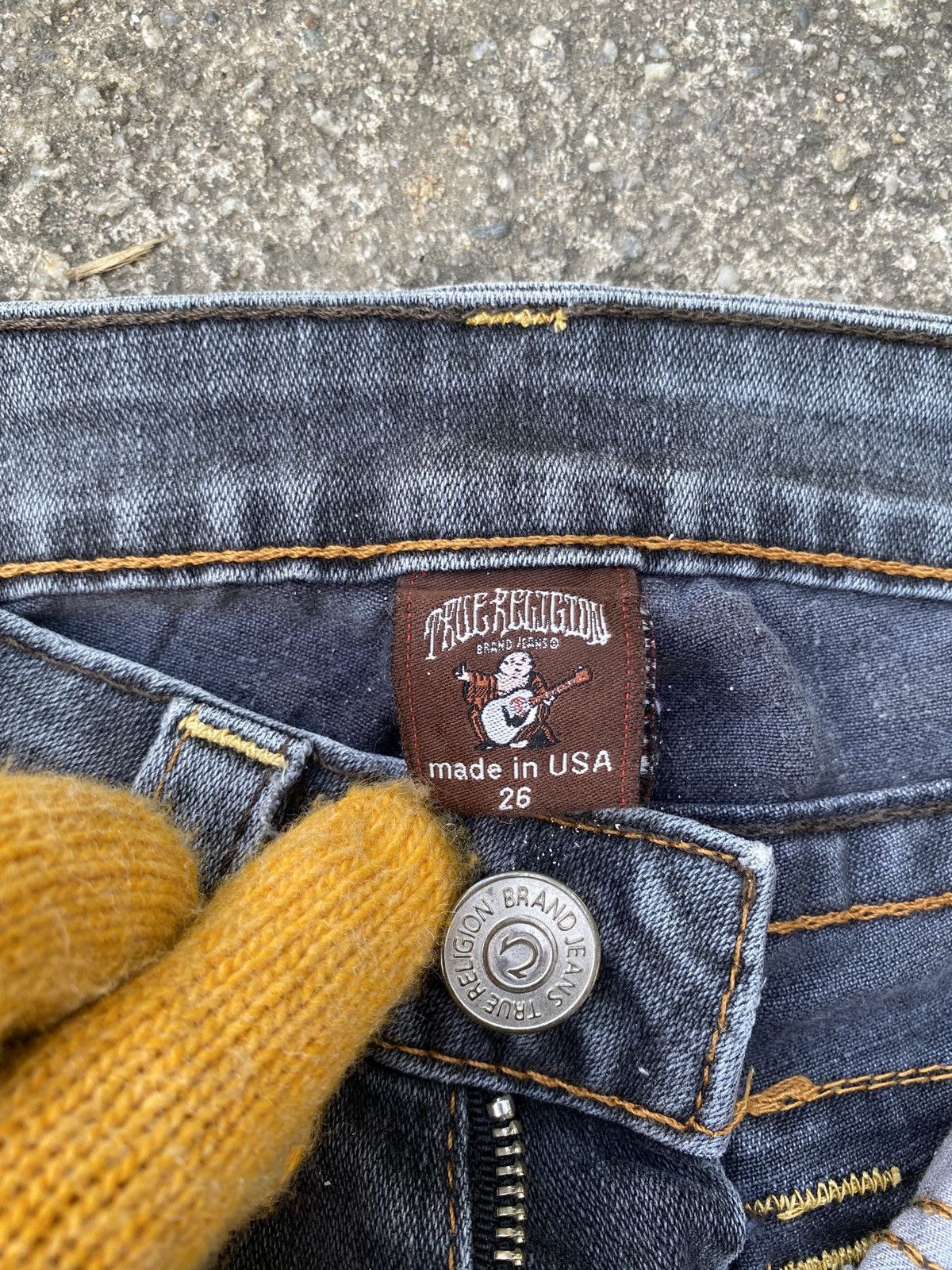 Japanese Brand × Le Grande Bleu (L.G.B.) × True Religion True Religion Flare Distressed Denim Size 26" / US 2 / IT 38 - 22 Thumbnail