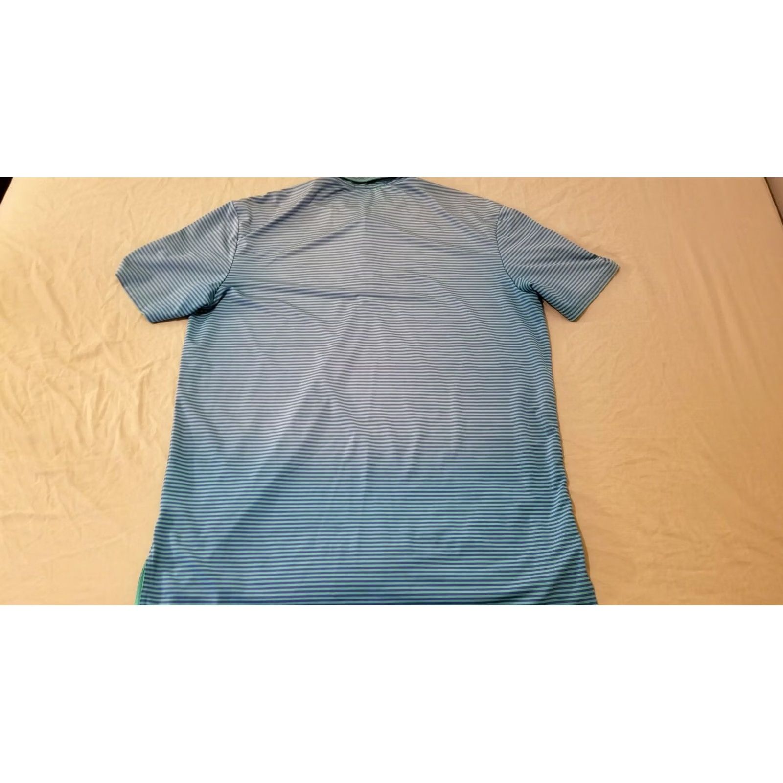 Polo Ralph Lauren Polo Ralph Lauren RLX Shirt L Large Green Blue Stripes Athletic Mens Size US XL / EU 56 / 4 - 4 Thumbnail