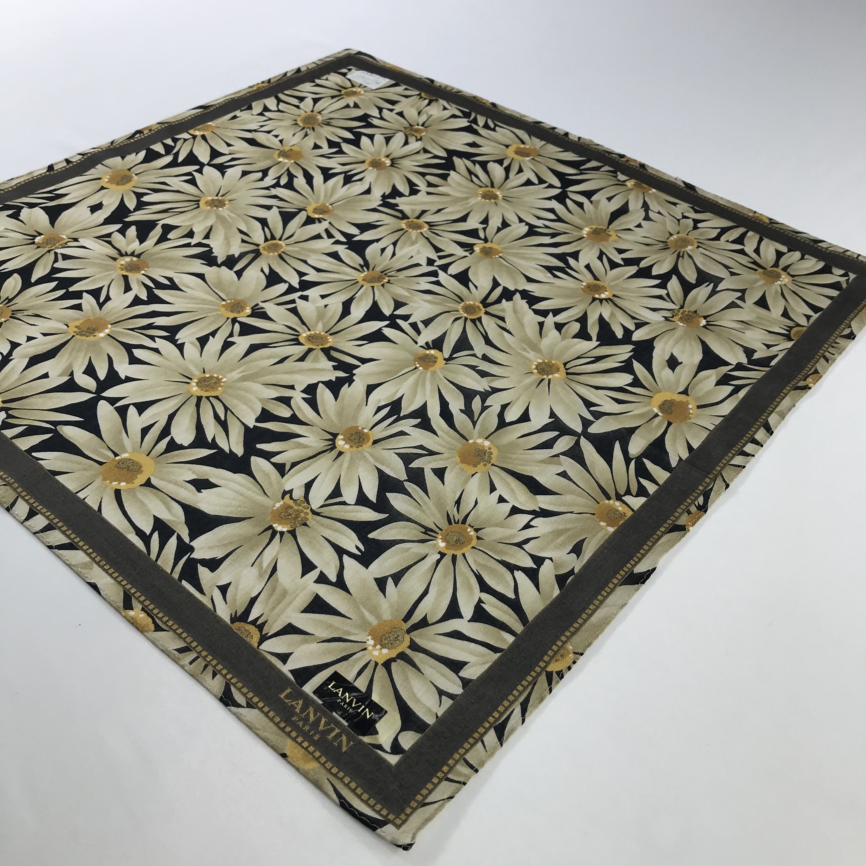 Lanvin × Vintage Lanvin Handkerchief / Neckerchief / Bandana Size ONE SIZE - 4 Thumbnail
