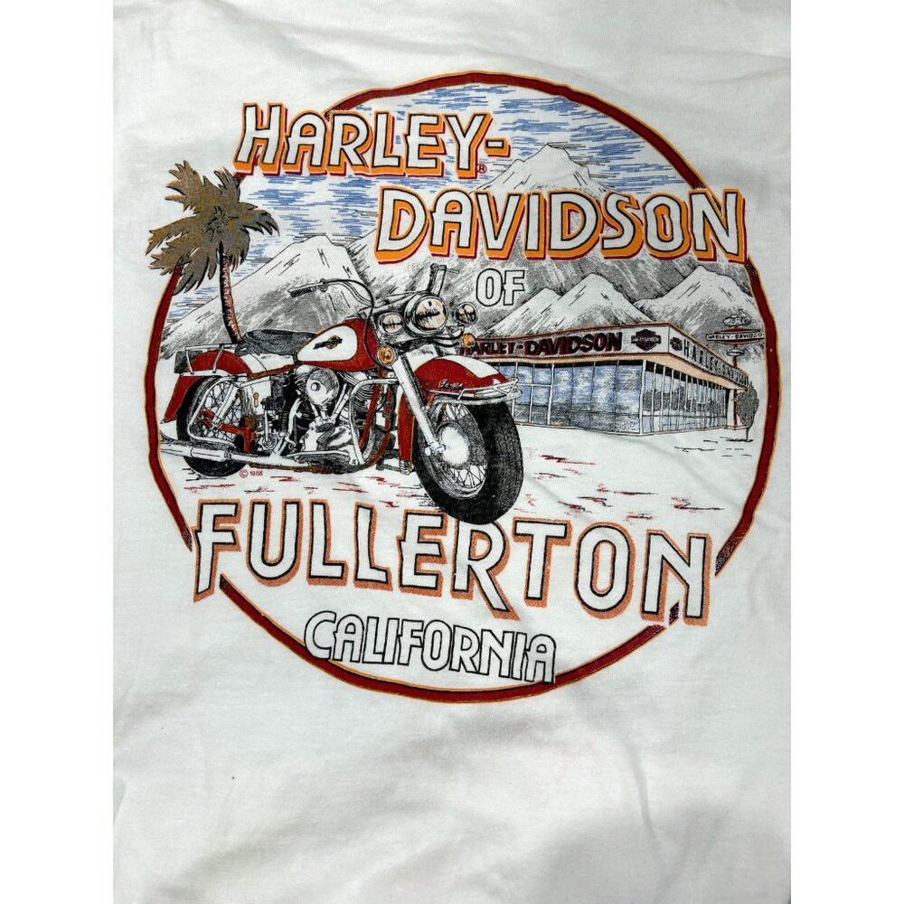 Harley Davidson Vintage 1985 Harley Davidson California Graphic Hooded Swea Size US L / EU 52-54 / 3 - 6 Thumbnail