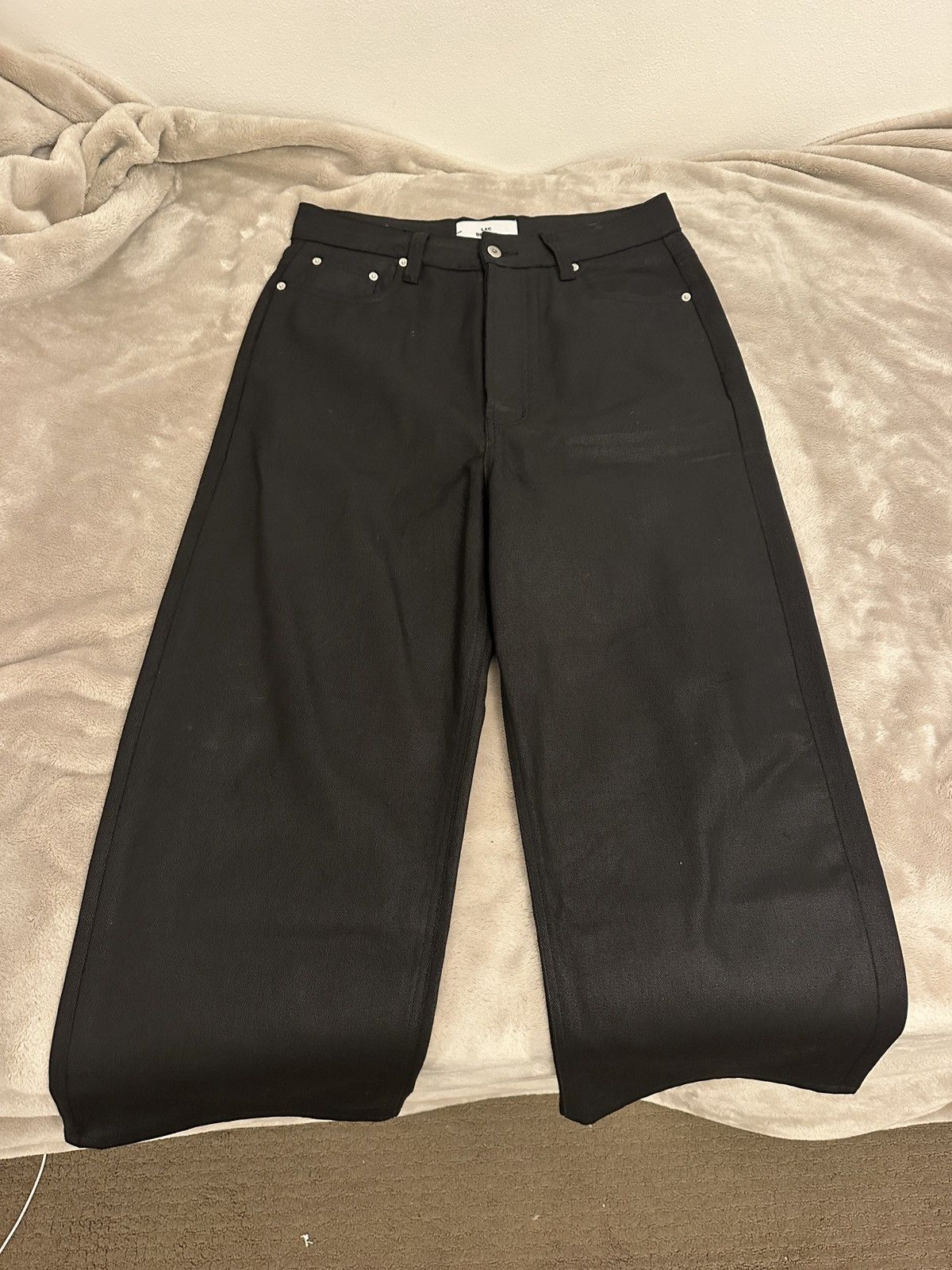 Lac Demure Darius waxed baggy jeans Size US 33 - 2 Thumbnail