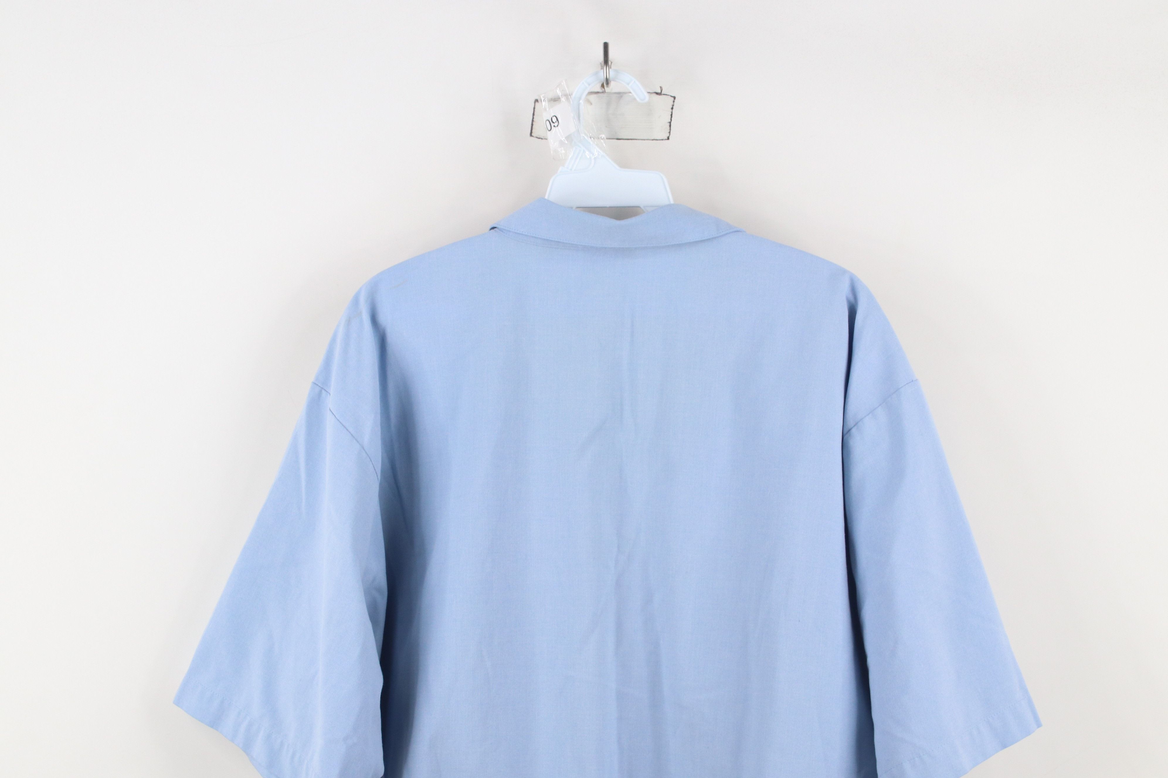 Vintage Vintage 90s Streetwear Short Sleeve Full Zip Shirt Jacket Size US XL / EU 56 / 4 - 9 Thumbnail