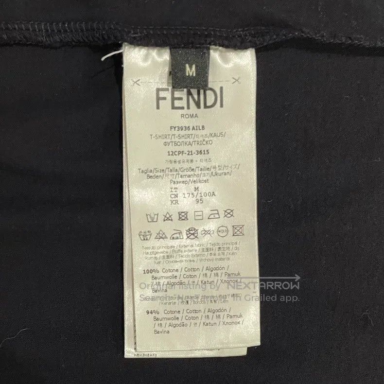 Fendi Fendi Black Short Sleeve T-Shirt Size US M / EU 48-50 / 2 - 7 Thumbnail