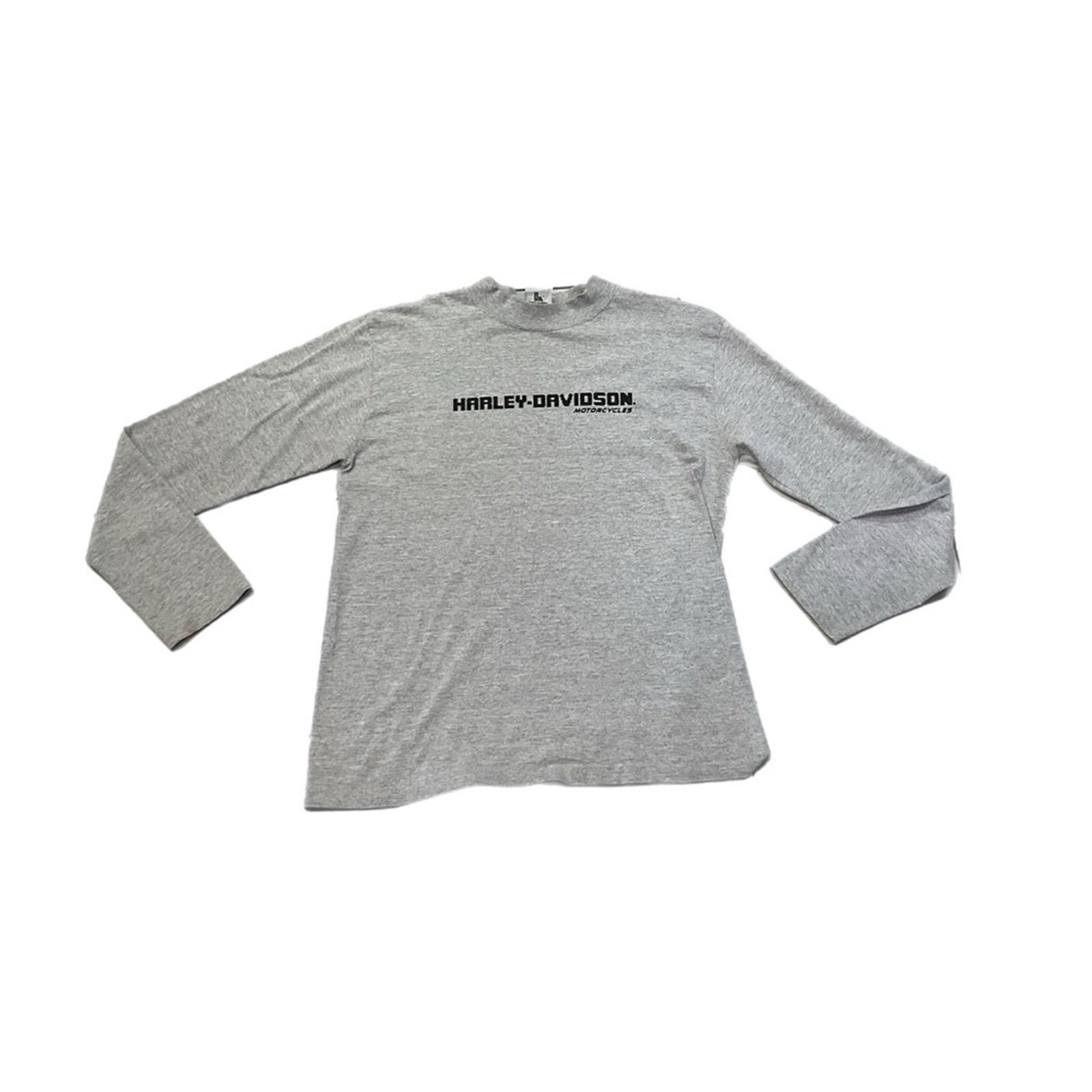 Harley Davidson Early 2000s Harley-Davidson Minimal Logo Long Sleeve XL Size US XL / EU 56 / 4 - 1 Thumbnail