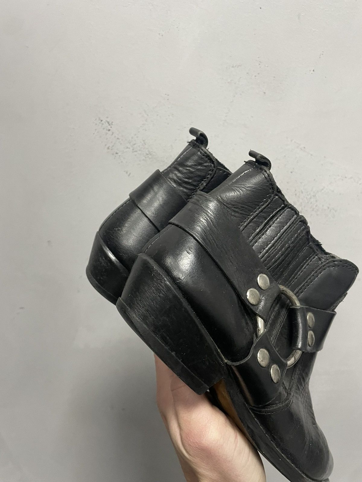 A.S.98 Western vibe gothic moto boots avant garde leather Size US 7 / IT 37 - 4 Thumbnail