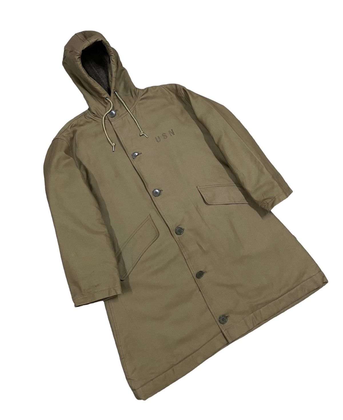 Buzz Rickson's Vtg🔥40’s Us Navy N1 Alpaca Deck Jacket Military Size US M / EU 48-50 / 2 - 13 Thumbnail