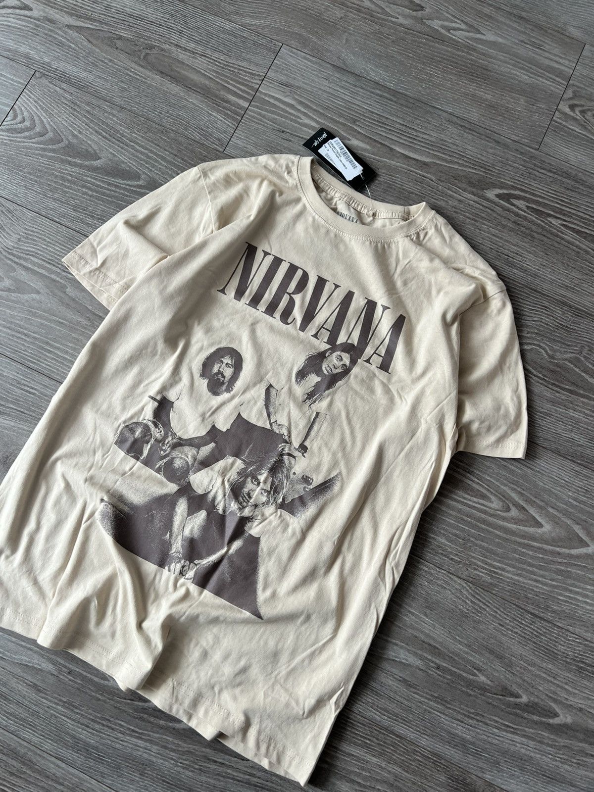 Band Tees × Nirvana ‼️Nirvana Big Logo Band New with Tags Merch Tee‼️ Size US M / EU 48-50 / 2 - 11 Thumbnail