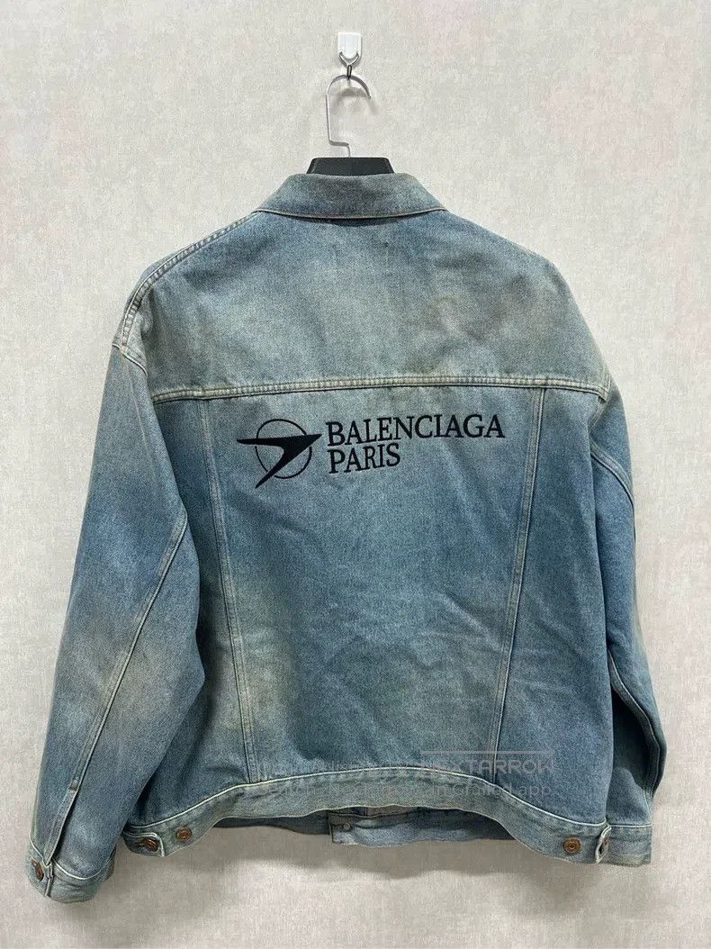 Balenciaga Balenciaga Denim Jacket Size US M / EU 48-50 / 2 - 5 Thumbnail