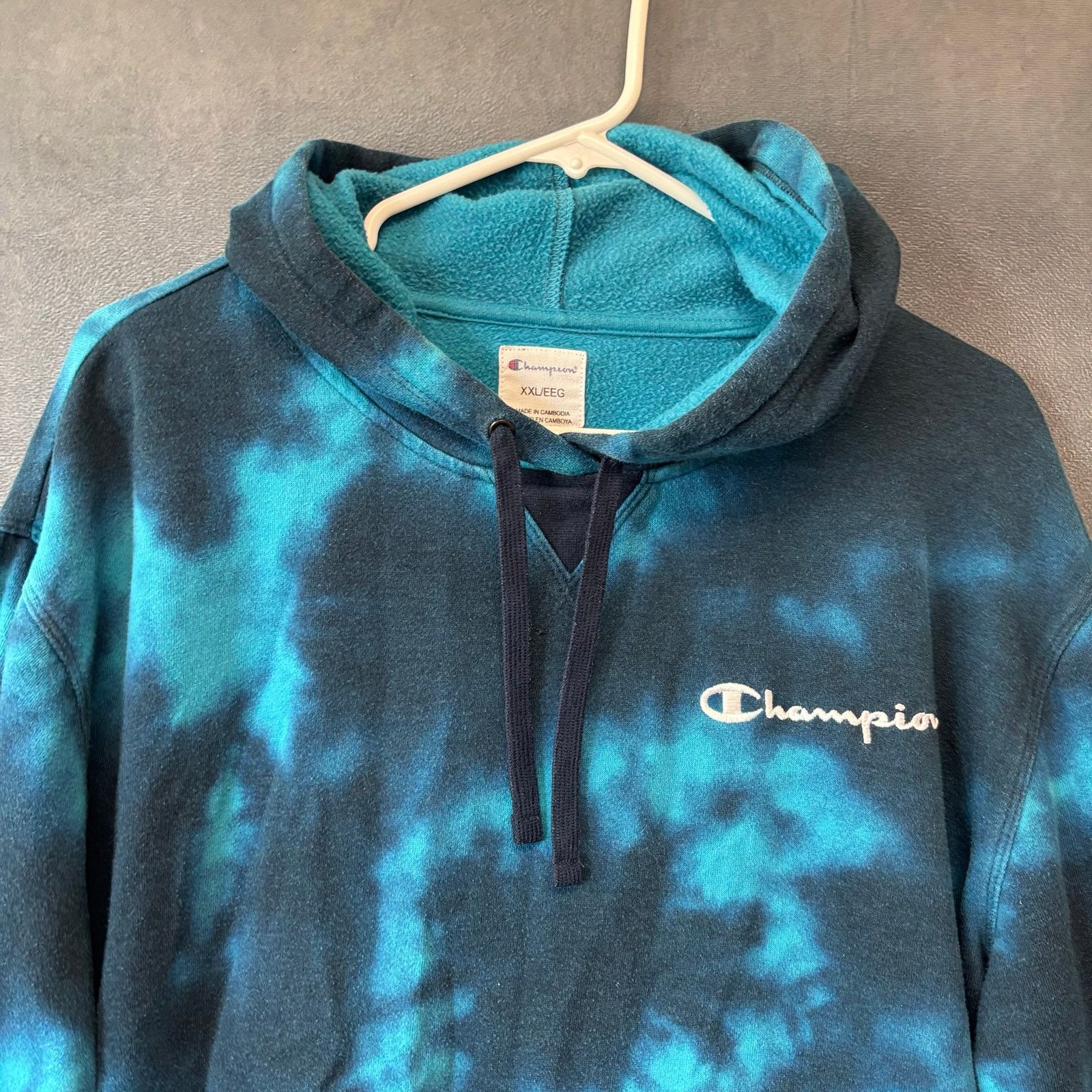 Champion Champion Hoodie Sweatshirt Tie Dye Universe Hippie Boho Size US XXL / EU 58 / 5 - 4 Thumbnail