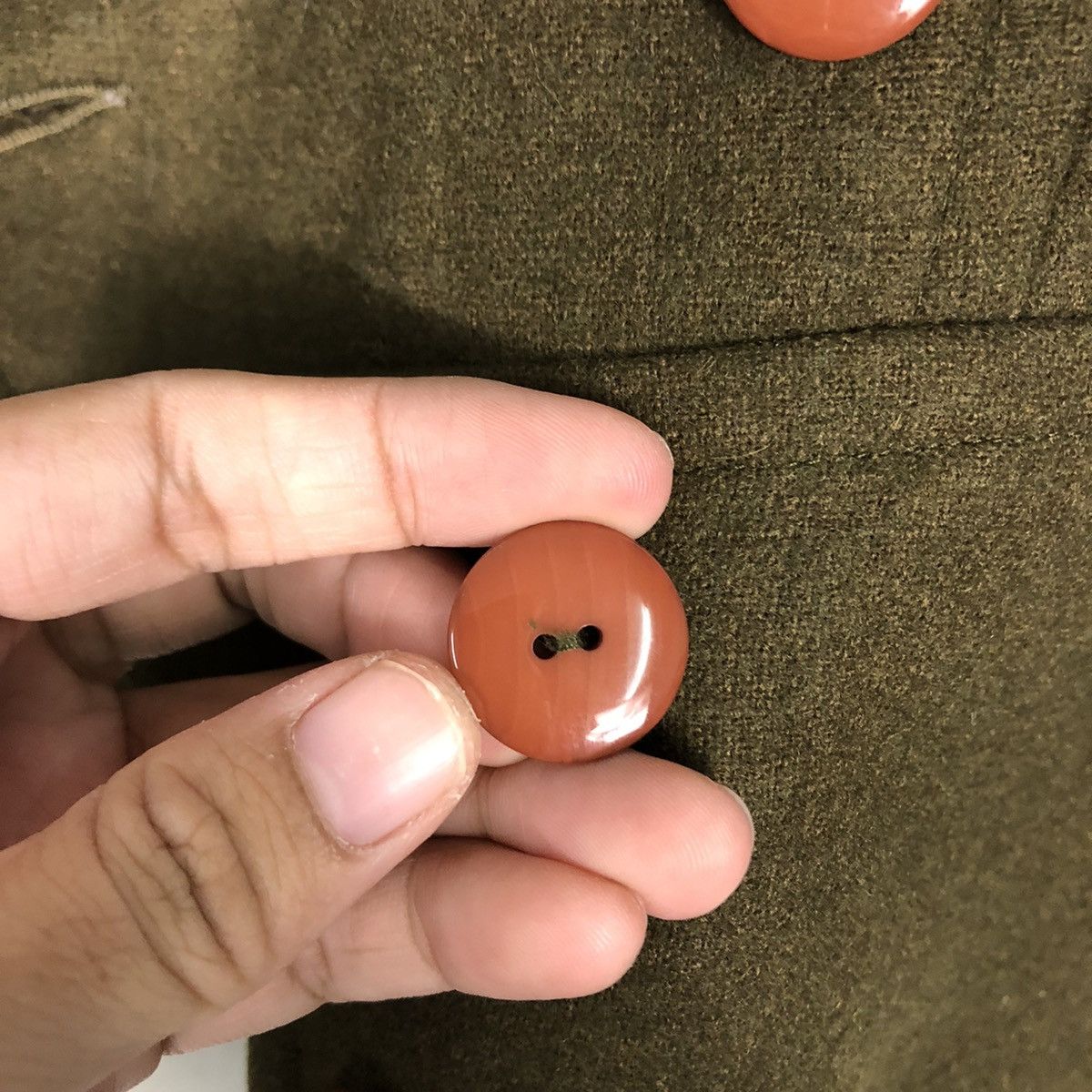 Japanese Brand 📌Vintage Cropped Wool Jacket Double Collar Piccalo Conte Size US M / EU 48-50 / 2 - 17 Thumbnail