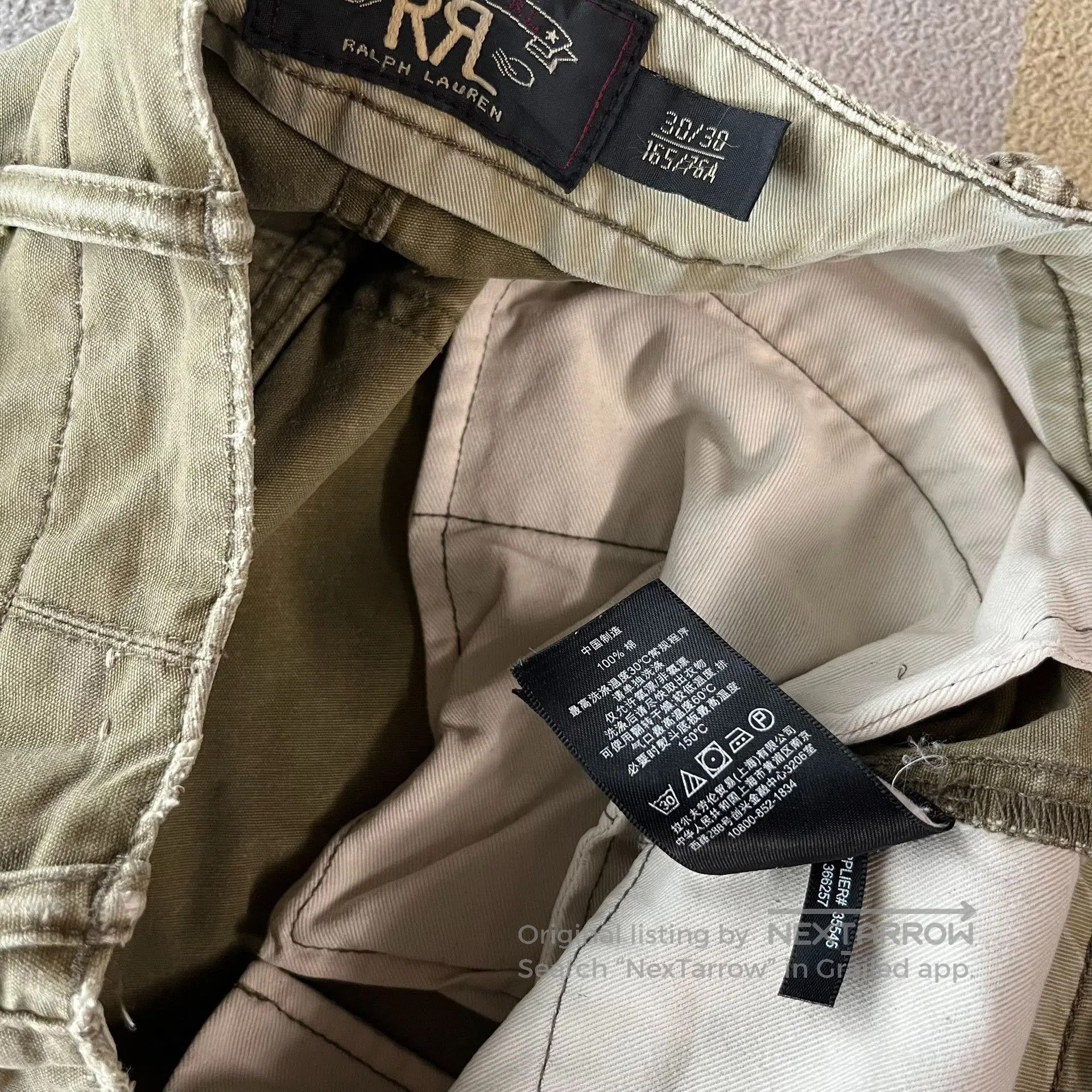 RRL Ralph Lauren RRL Military Cargo Work Pants. Size US 32 / EU 48 - 5 Thumbnail