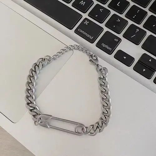 Jewelry Retro pin chain bracelet Size ONE SIZE - 3 Thumbnail