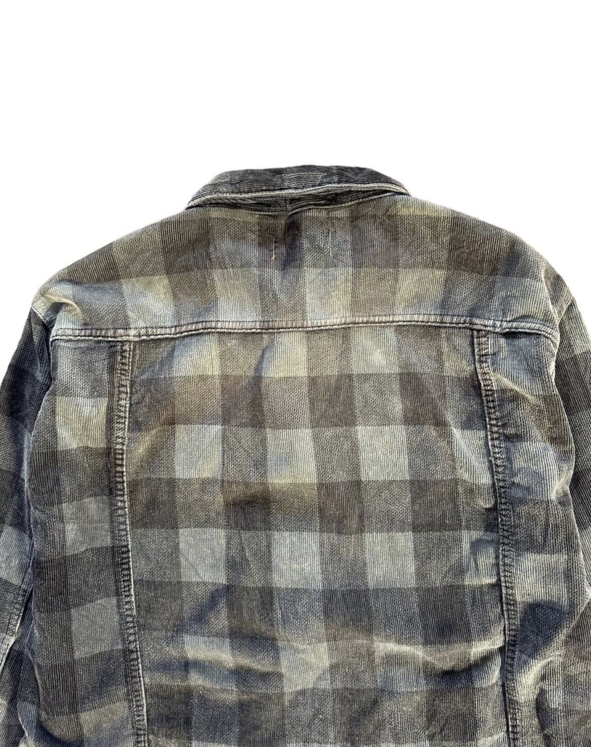 Montage Montage Denim Sunfaded Plaid Jacket Size US S / EU 44-46 / 1 - 11 Thumbnail