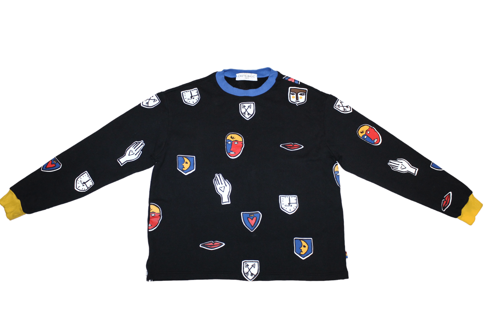 Jean Charles De Castelbajac Jean Charles Castelbajac Artwork All Over Print Sweatshirt Size US XL / EU 56 / 4 - 8 Thumbnail