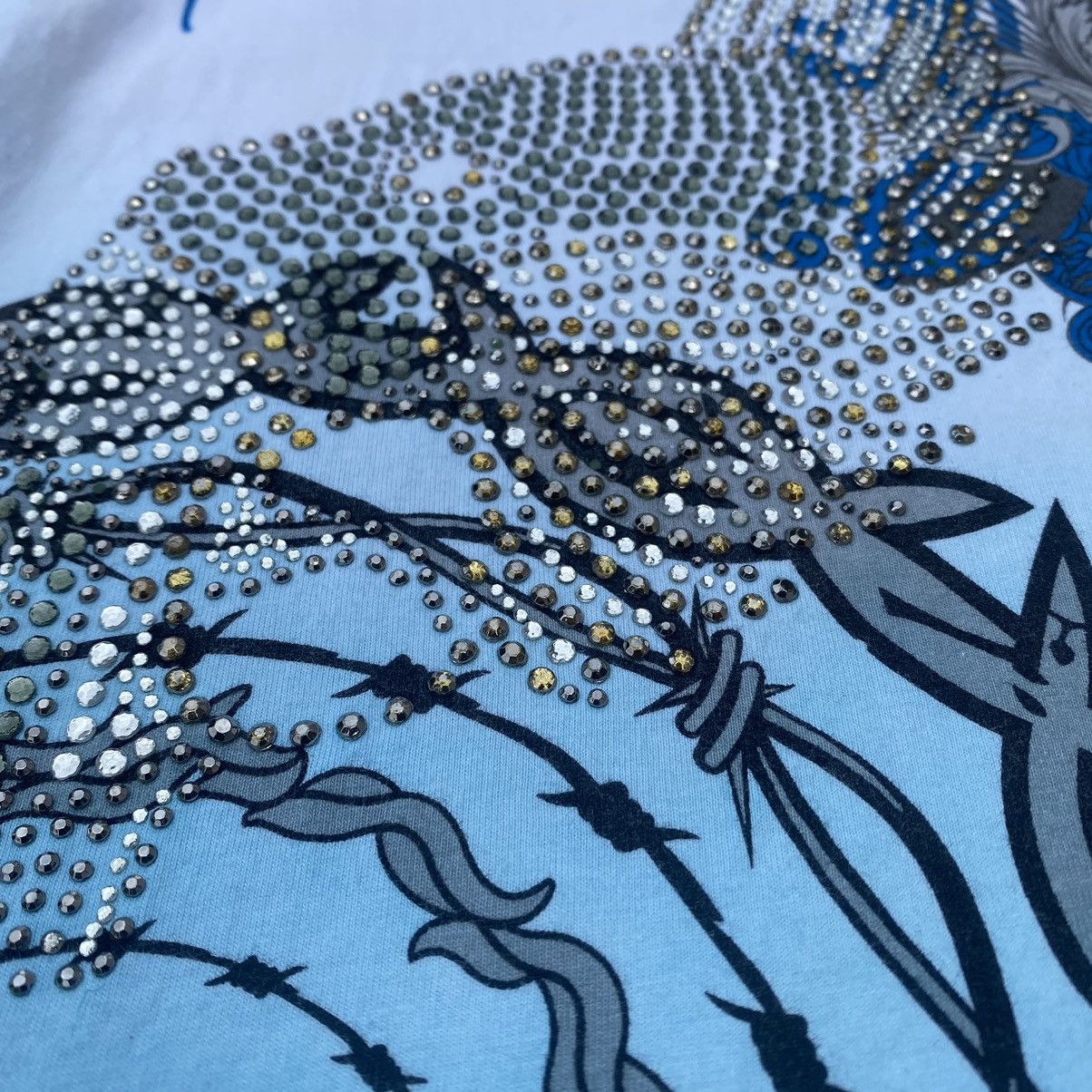 If Six Was Nine ⚡️ELECTRIC SHOCK⚡️ Diamond Studded Long Leeves Size US M / EU 48-50 / 2 - 4 Thumbnail