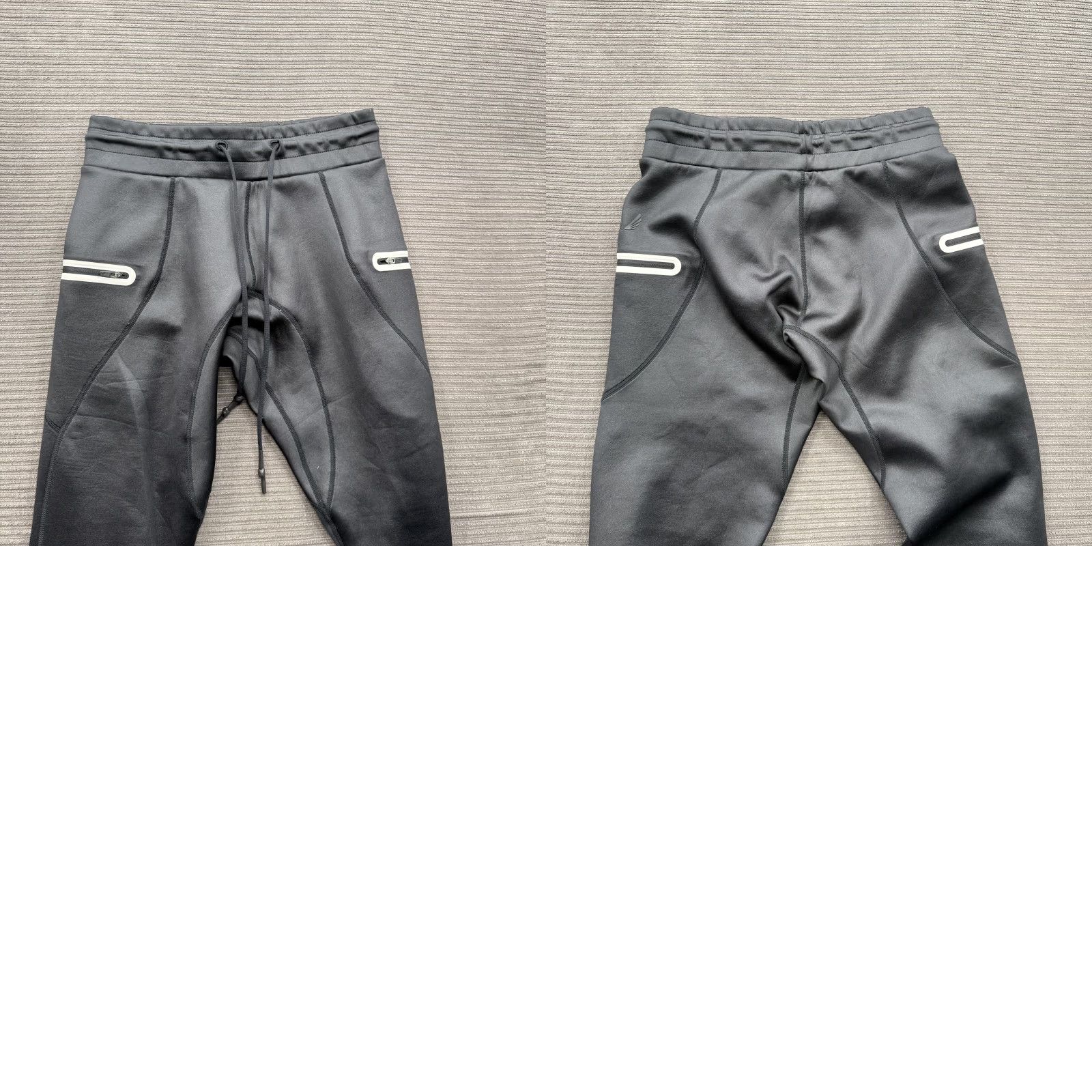 ASRV ASRV Pants Mens Small Black Technical Sportswear Joggers Reflective Pockets Clothing Pattern Solid Slim Fit Casual Activewear Shoes Not Included Size US 29 - 8 Thumbnail