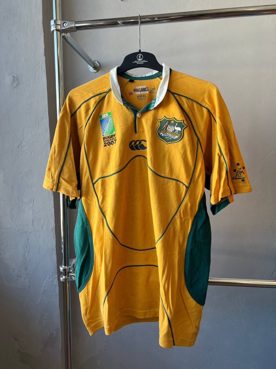 Canterbury of New Zealand 2007 AUSTRALIA RUGBY UNION RARE SHIRT JERSEY SIZE XL MENS Size US XL / EU 56 / 4 - 2 Thumbnail