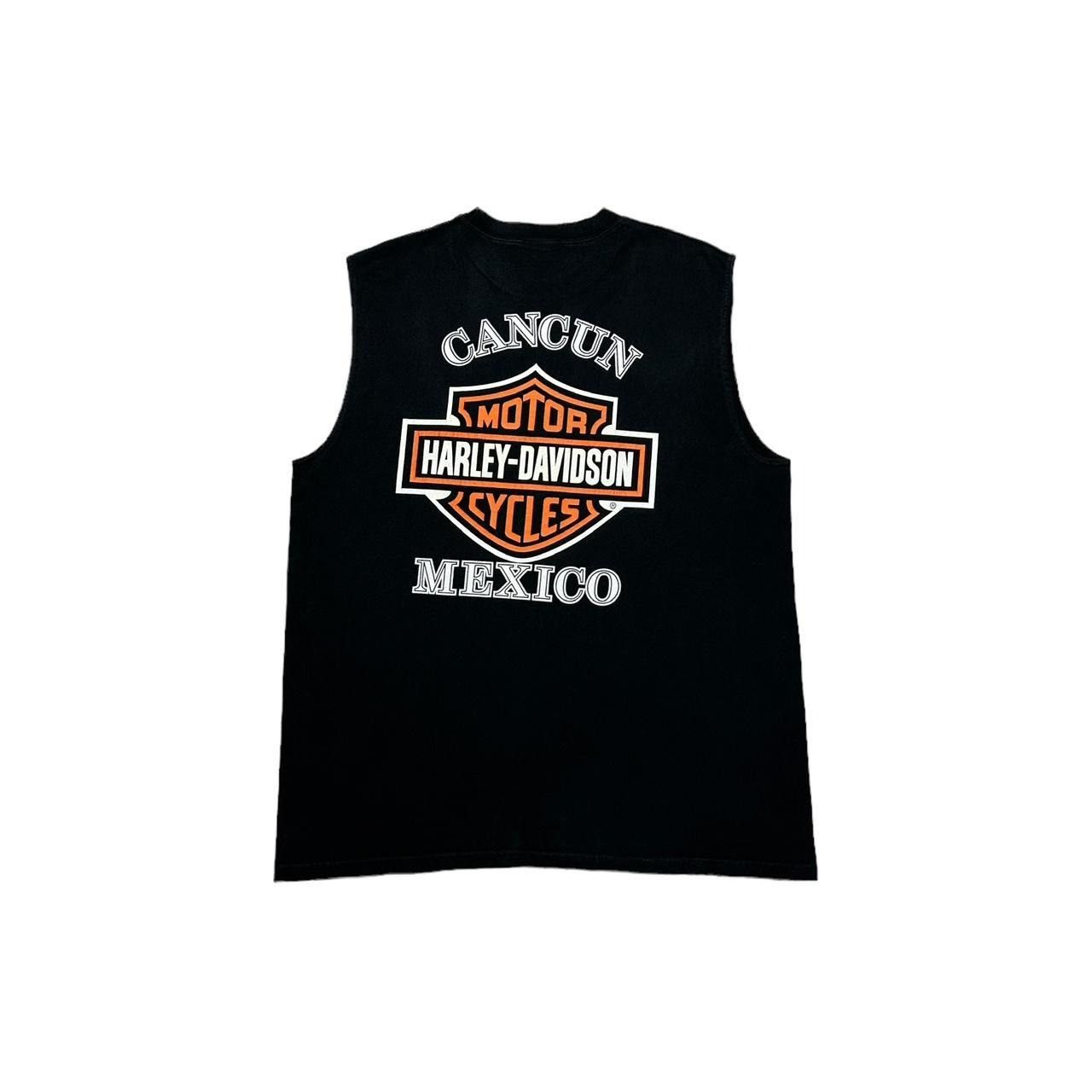 Harley Davidson × Vintage Vintage Harley Davidson Dragon Cancun Mexico Tank Top Size US XL / EU 56 / 4 - 2 Thumbnail