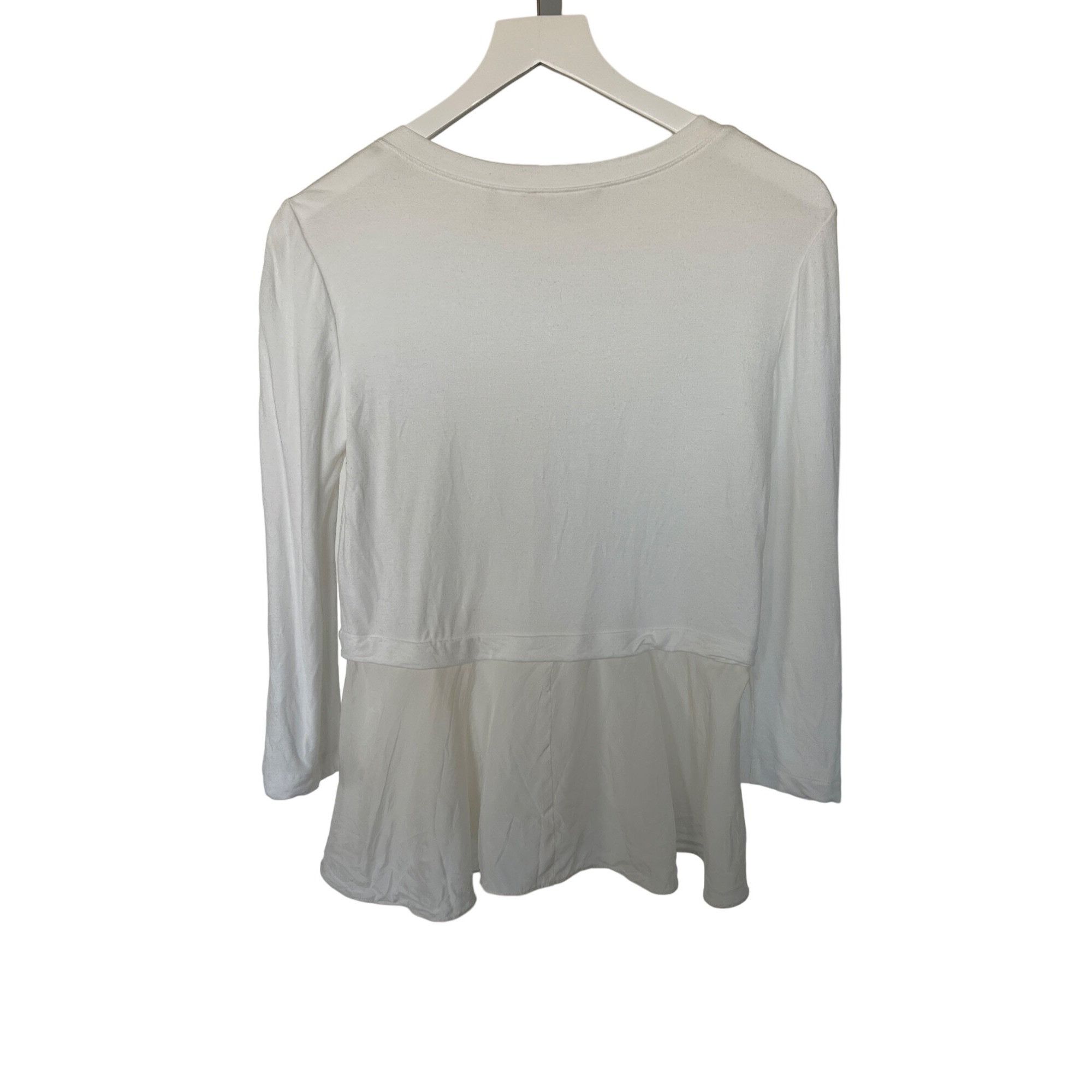 Rebecca Taylor Rebecca Taylor Ivory Peplum Top Size XS / US 0-2 / IT 36-38 - 5 Thumbnail