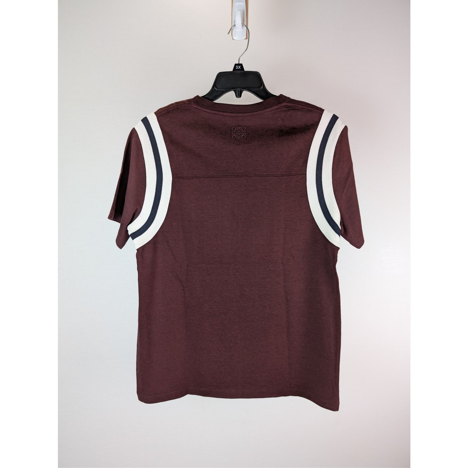 Loewe o1rshd1 '00' number regular-fit T-shirt in burgundy Size US S / EU 44-46 / 1 - 16 Thumbnail