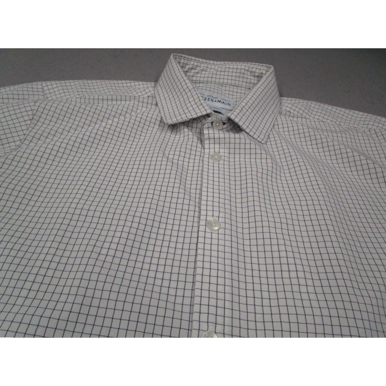 Mizzen+Main Mizzen+Main Shirt Mens 2XL XXL White Trim Fit Button Up Leeward Performance Shirt Size US XXL / EU 58 / 5 - 2 Thumbnail