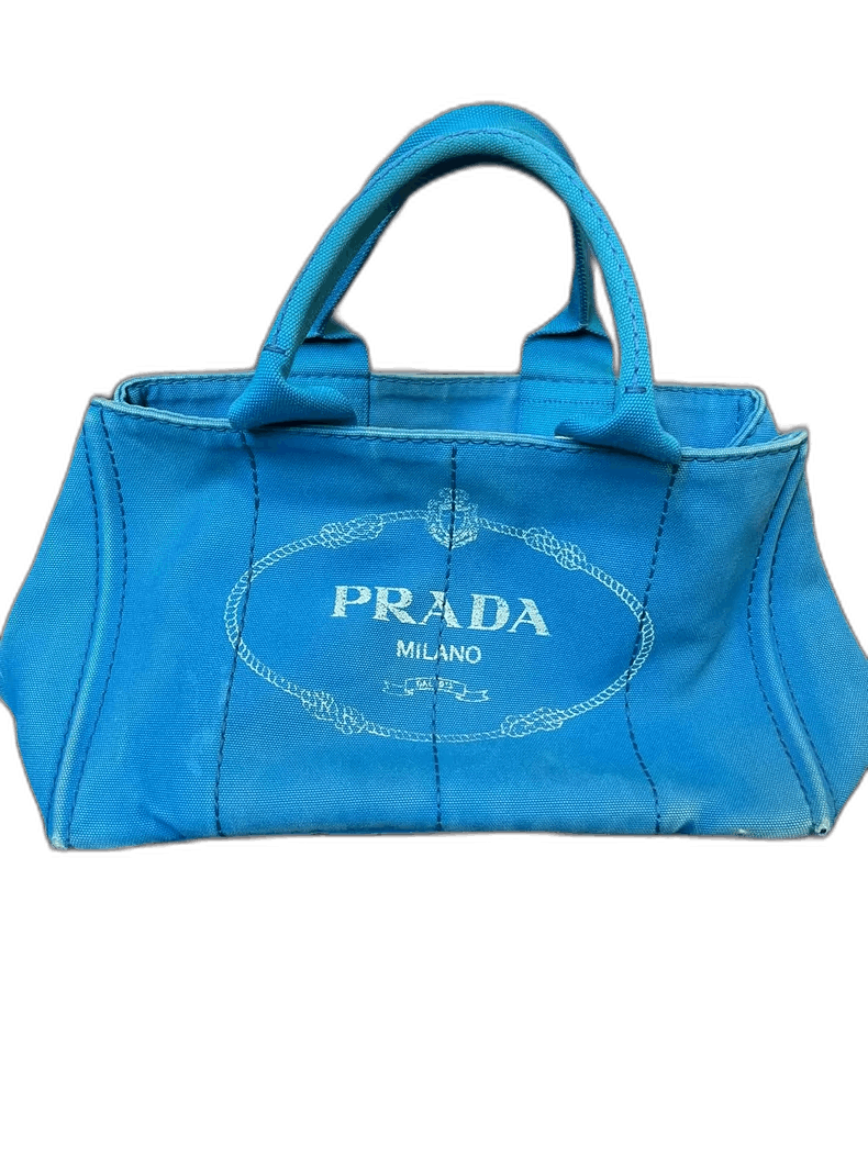 Prada Prada Light Blue Denim Beach Bag Size ONE SIZE - 1 Thumbnail