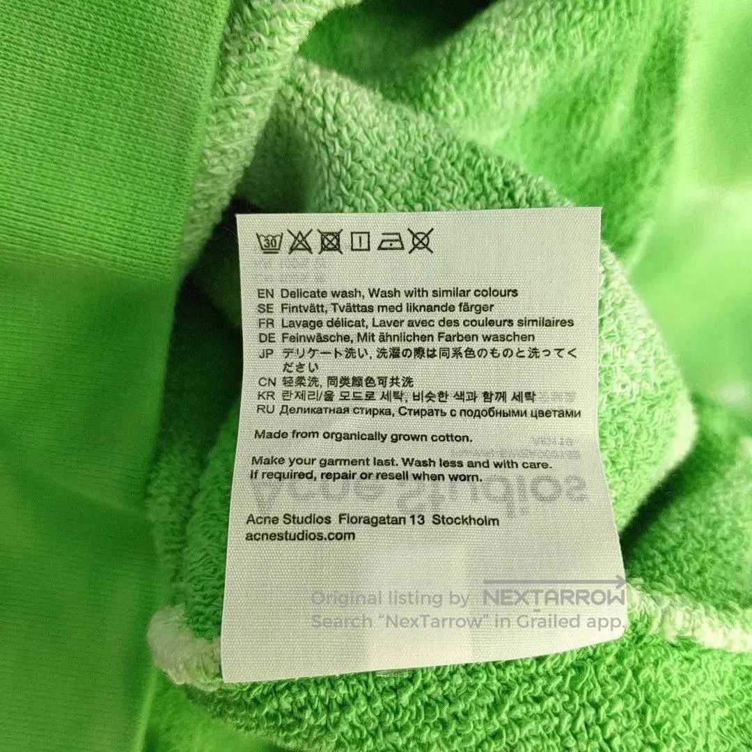 Acne Studios Acne Studios Green Heart Tie-Dye Sweatshirt. Size XS / US 0-2 / IT 36-38 - 4 Thumbnail