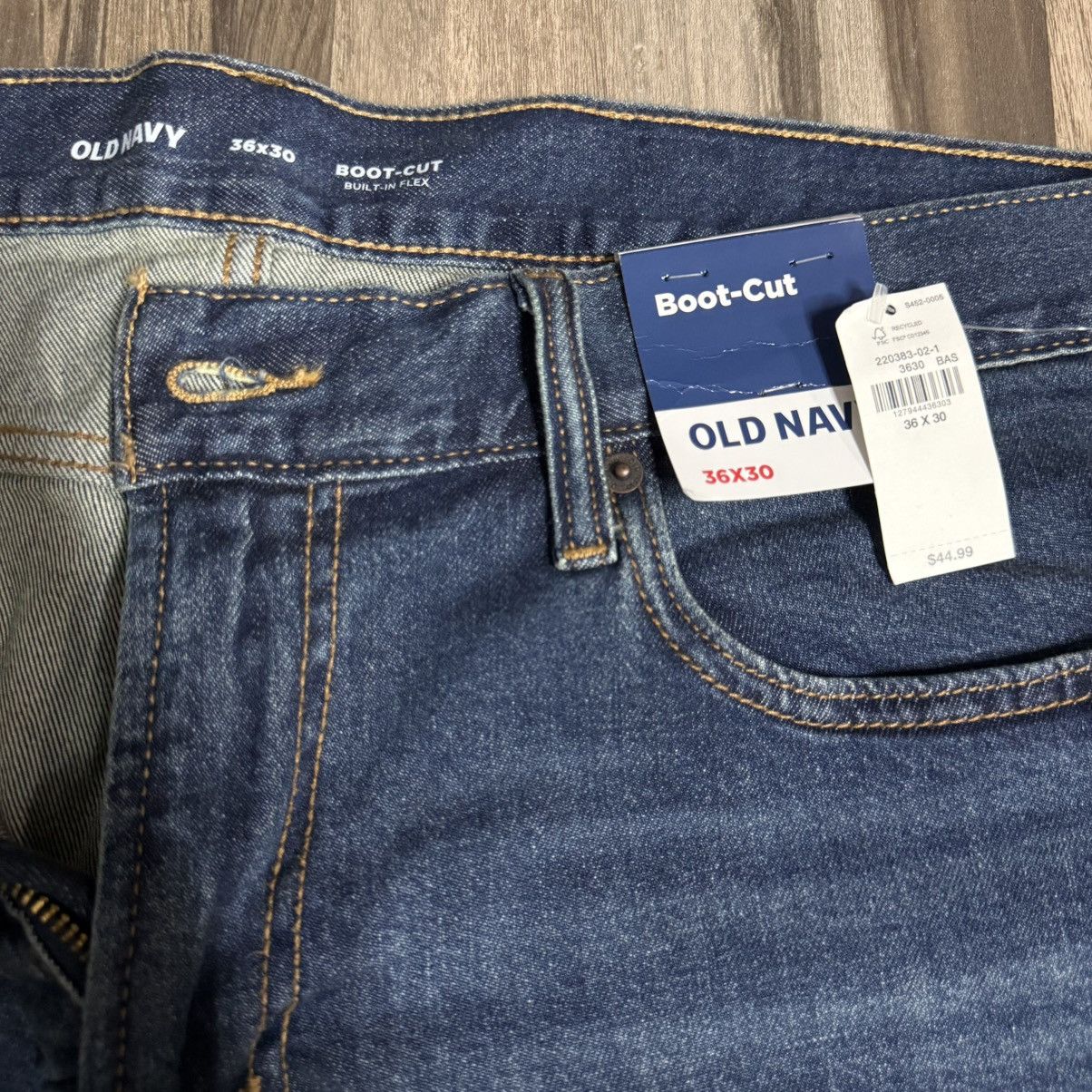 Old Navy Men’s Casual Straight Leg Pants, Size 36x30, Boot Cut Size US 36 / EU 52 - 2 Thumbnail