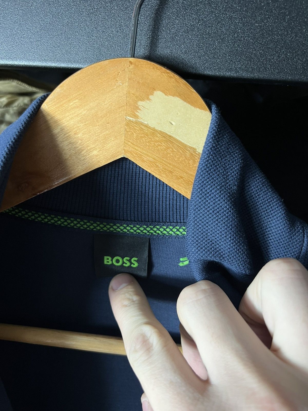 Hugo Boss 🔥 BOSS Mens Navy Full Zip Track Jacket Logo — Size M Size US M / EU 48-50 / 2 - 14 Thumbnail