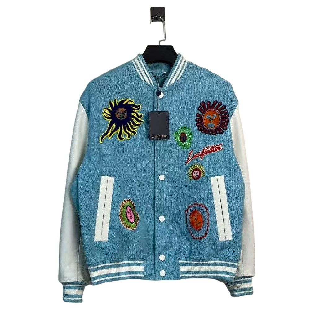 Louis Vuitton Louis Vuitton x Yayoi Kusama Varsity Jacket Size 52 Size US L / EU 52-54 / 3 - 1 Thumbnail