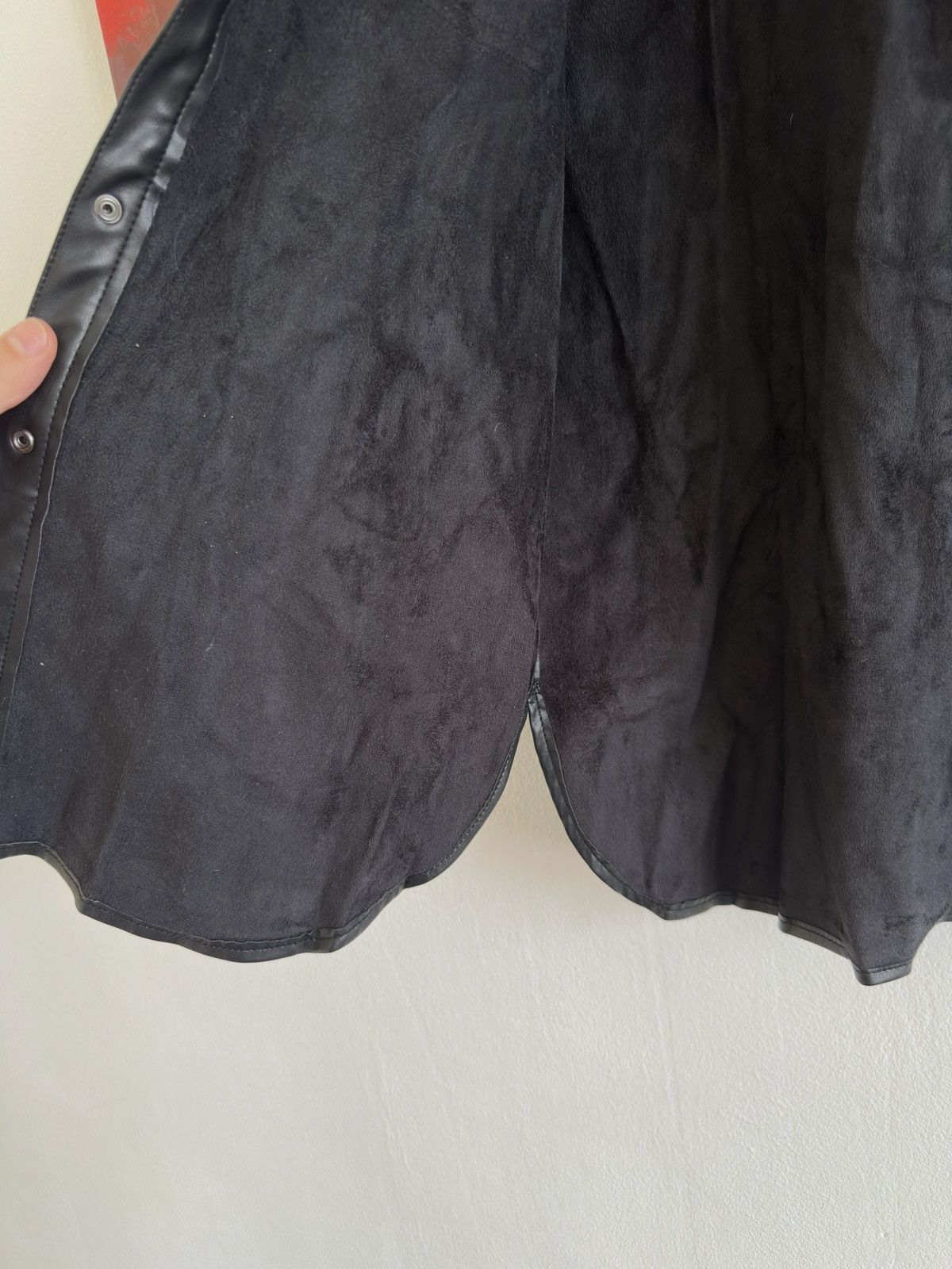 Zara Zara Black Leather Shirt Button Up Size S Size S / US 4 / IT 40 - 5 Thumbnail