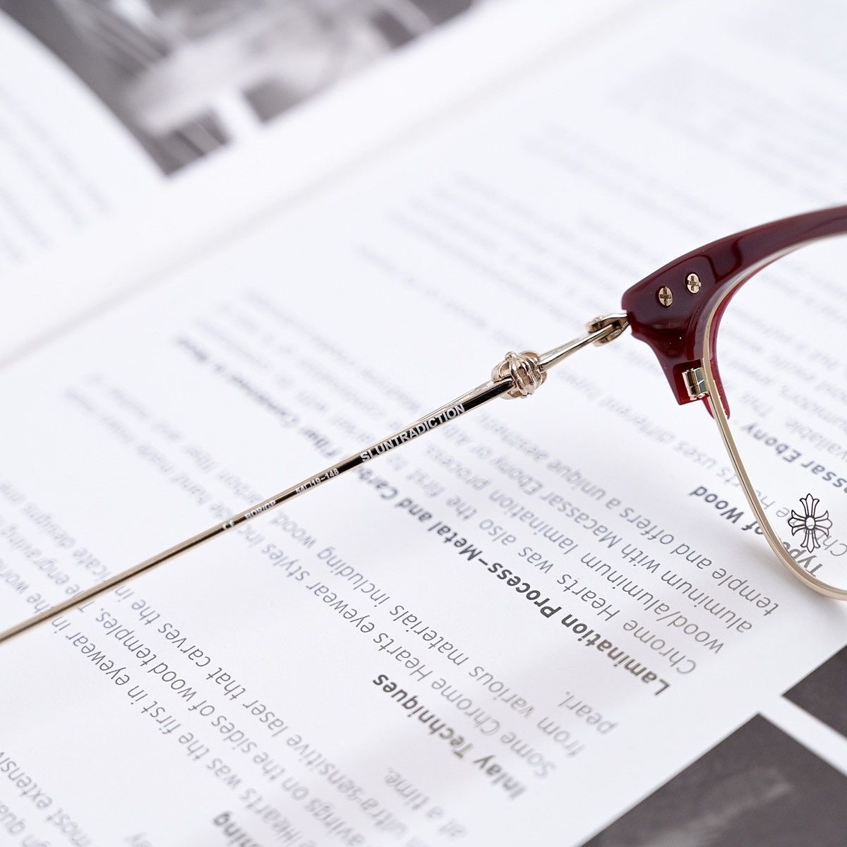 Chrome Hearts CHROME HEARTS SLUNTRADICTION (54) BORDELLO/ GP GLASSES Size ONE SIZE - 7 Thumbnail