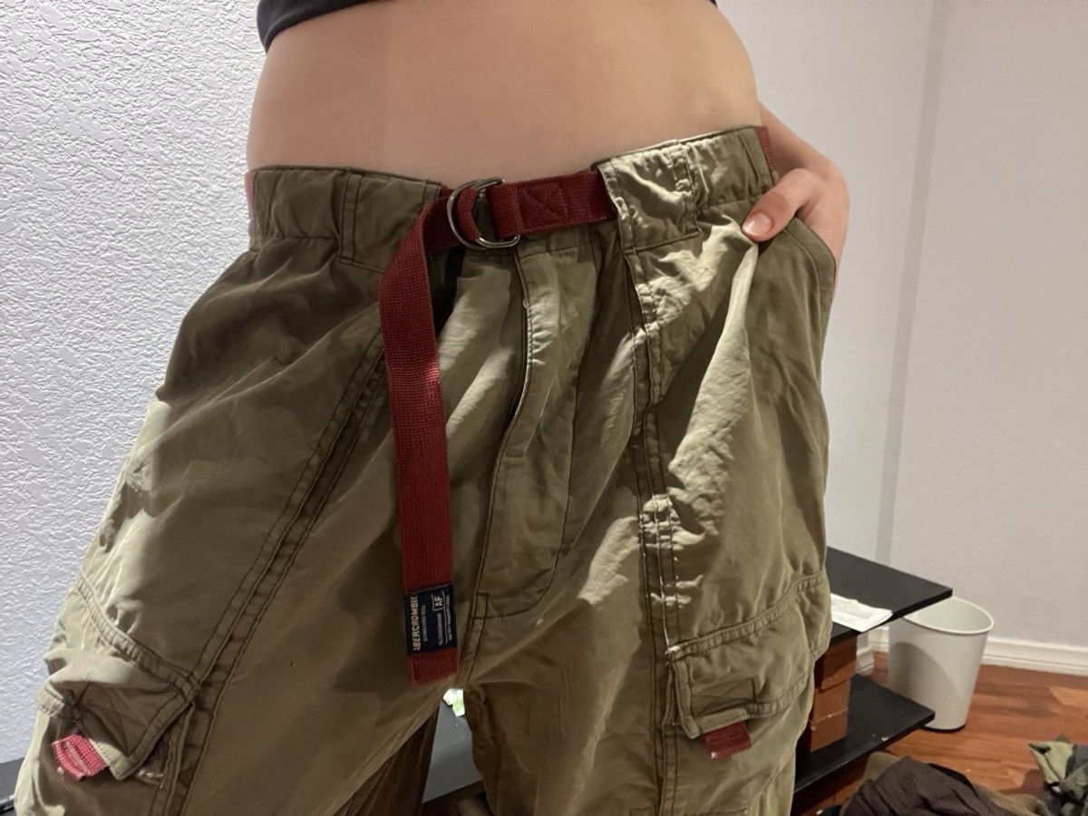 Abercrombie & Fitch army green vintage A&F parachute pants Size US 34 / EU 50 - 2 Thumbnail