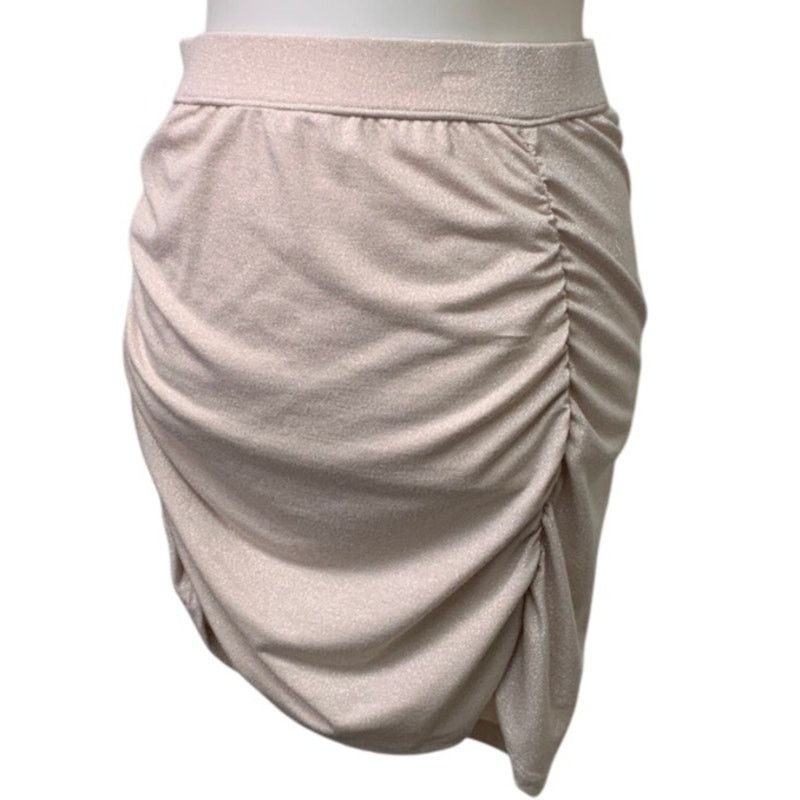 American Eagle Outfitters New American Eagle Womens Small Ruched BodyCon Mini Skirt Size 27" / US 4 / IT 40 - 2 Thumbnail